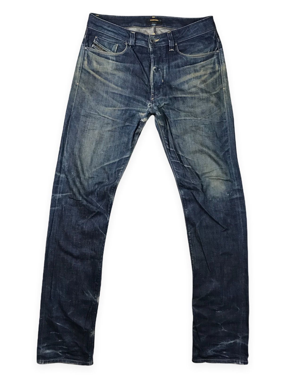 Diesel Black Gold DIESEL BLACK GOLD YELLOW LINE SELVEDGE ITALIAN MADE Size US 31 - 1 Thumbnail