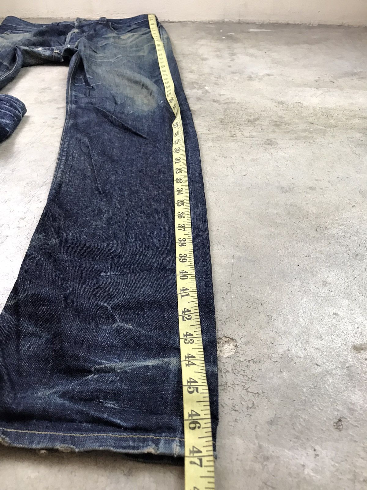 Diesel Black Gold DIESEL BLACK GOLD YELLOW LINE SELVEDGE ITALIAN MADE Size US 31 - 23 Thumbnail