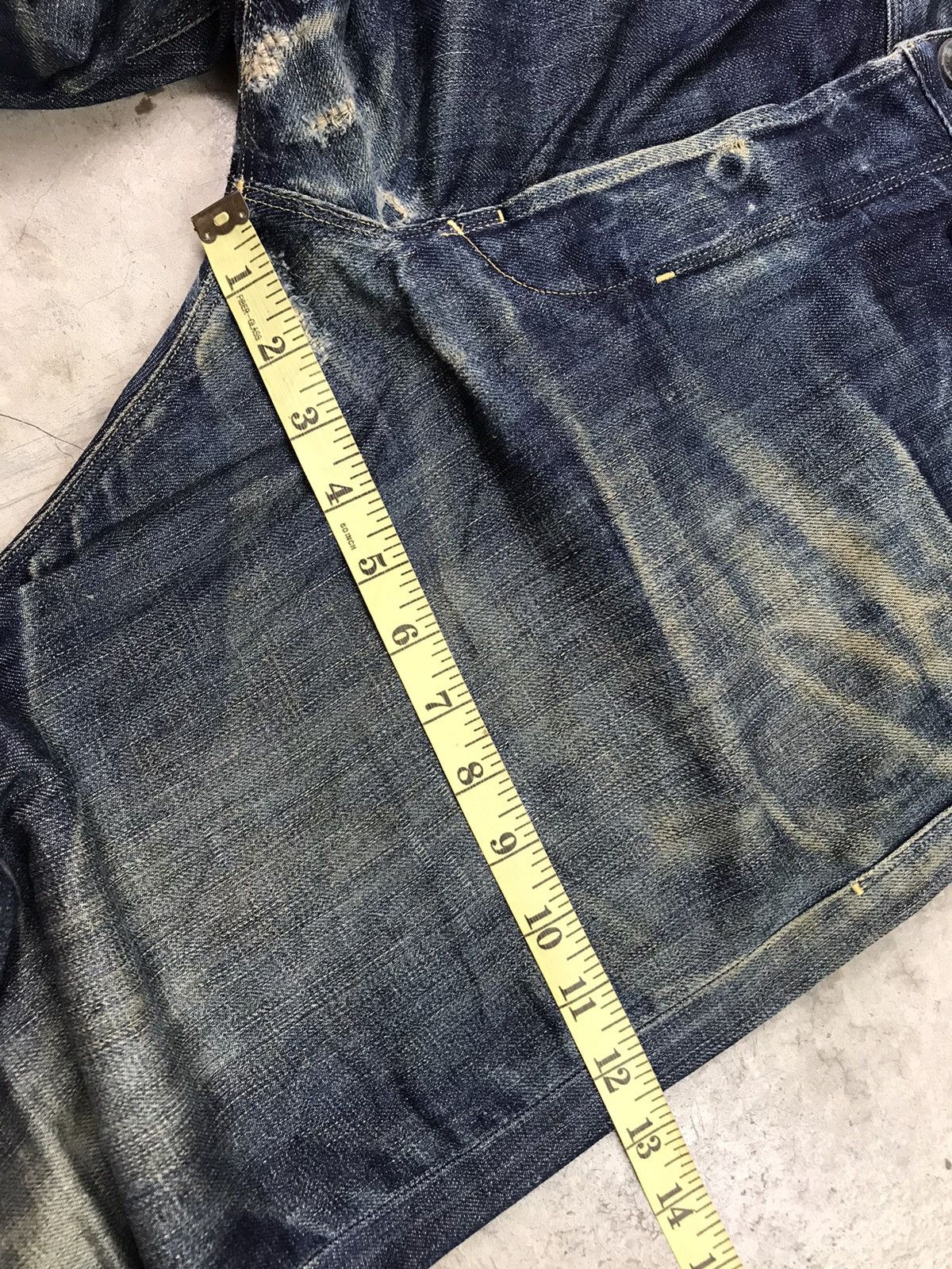 Diesel Black Gold DIESEL BLACK GOLD YELLOW LINE SELVEDGE ITALIAN MADE Size US 31 - 21 Thumbnail