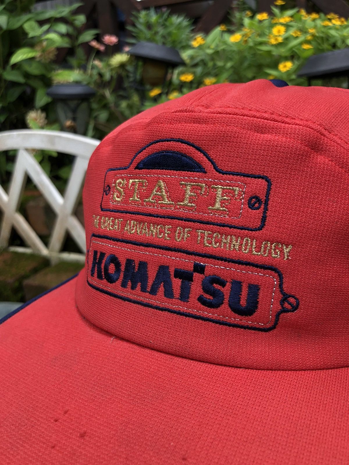 Japanese Brand × Vintage VINTAGE 90’s STAFF THE GREAT ADVANCE OF TECHNOLOGY HAT CAP Size ONE SIZE - 4 Thumbnail