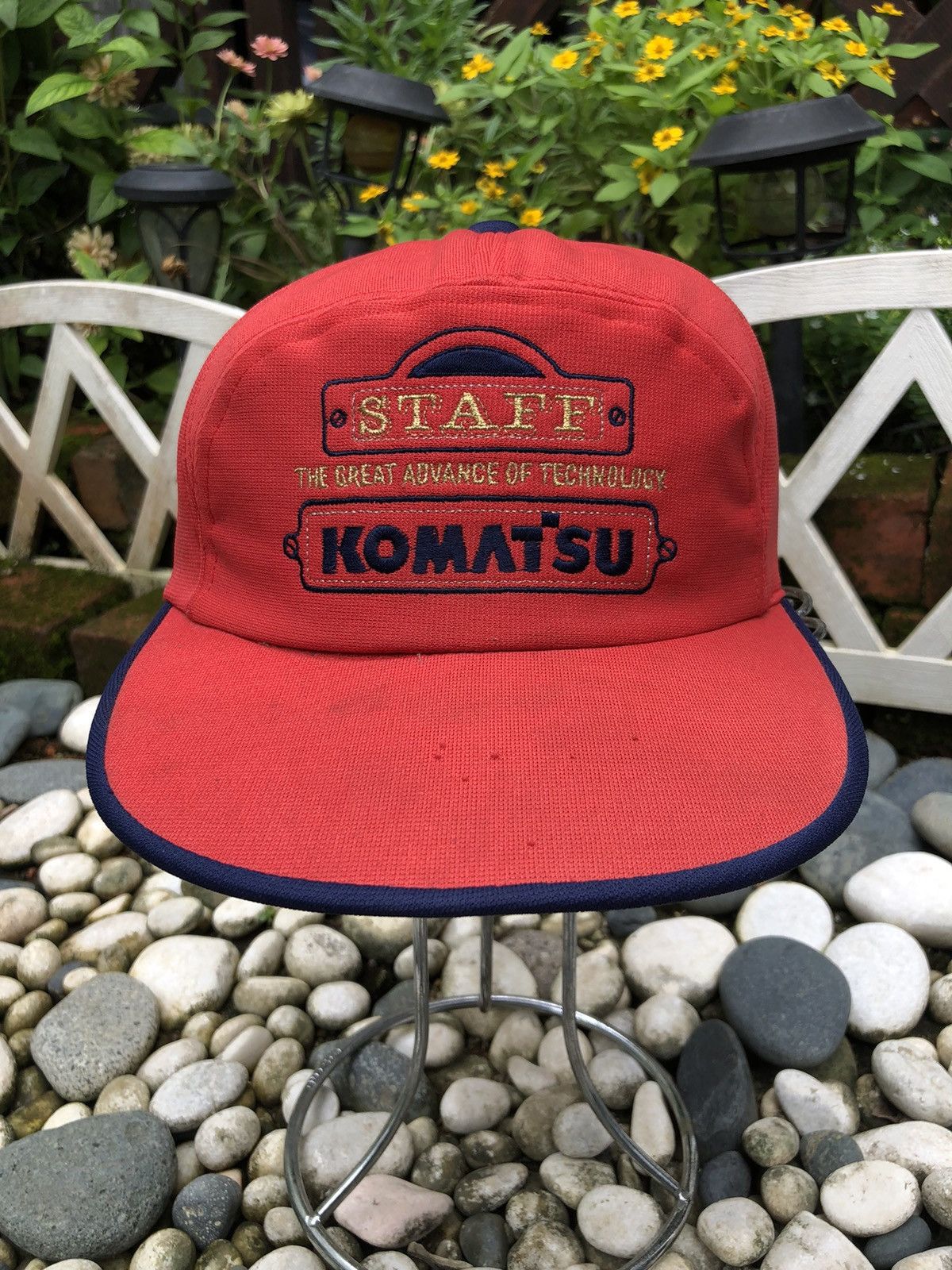 Japanese Brand × Vintage VINTAGE 90’s STAFF THE GREAT ADVANCE OF TECHNOLOGY HAT CAP Size ONE SIZE - 1 Thumbnail