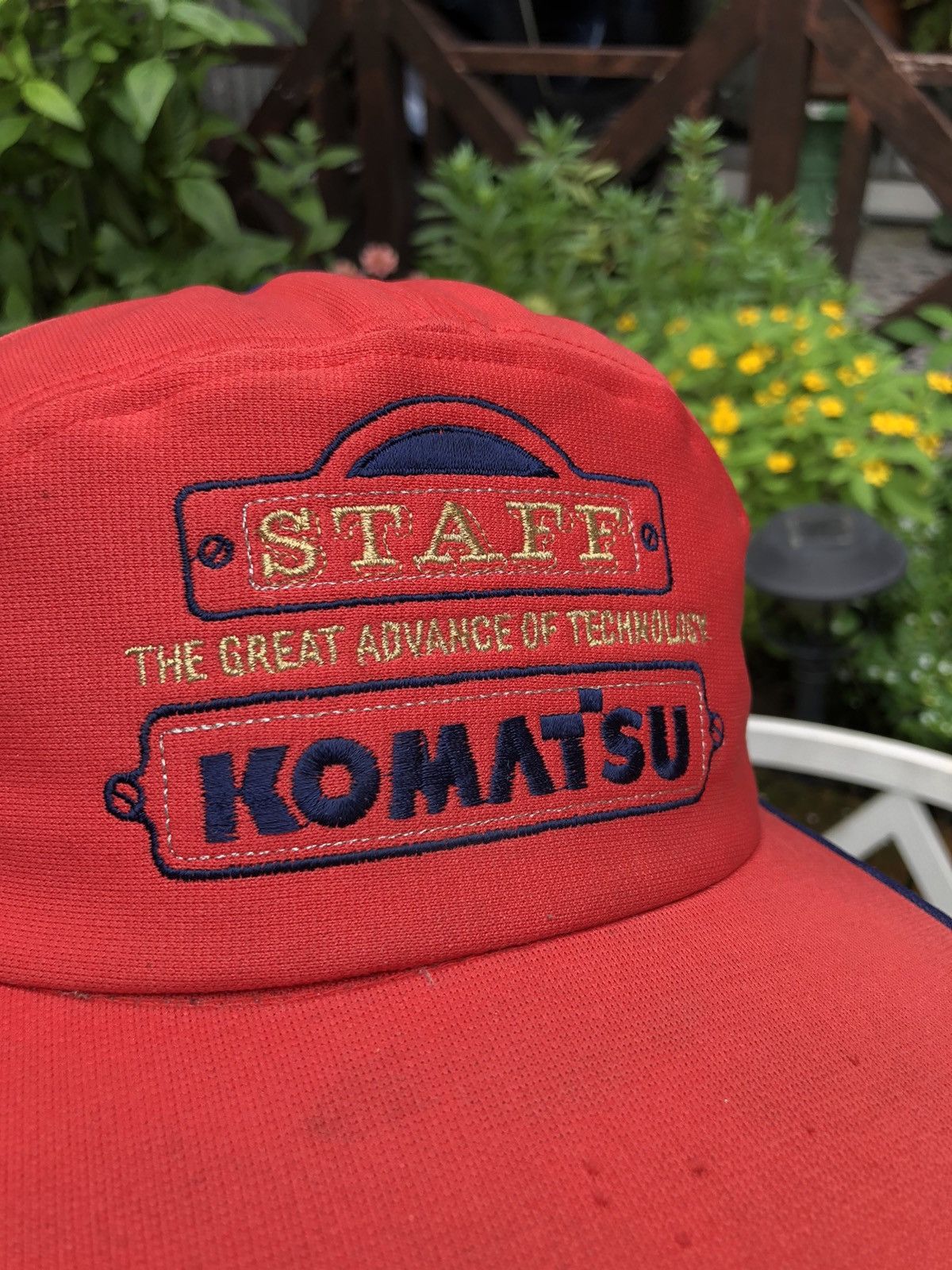 Japanese Brand × Vintage VINTAGE 90’s STAFF THE GREAT ADVANCE OF TECHNOLOGY HAT CAP Size ONE SIZE - 3 Thumbnail