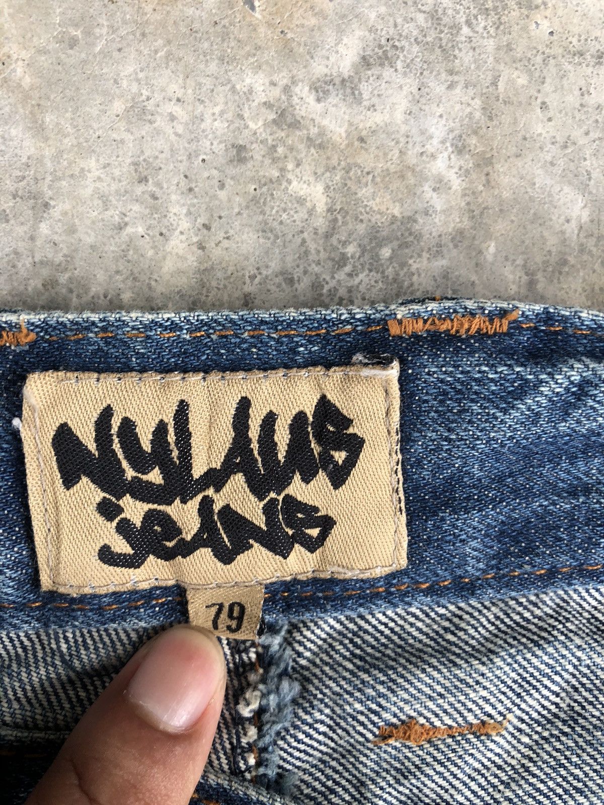 Japanese Brand Japanese Nylaus Flared Jeans Double Waist Distressed Jeans Size US 32 / EU 48 - 15 Thumbnail
