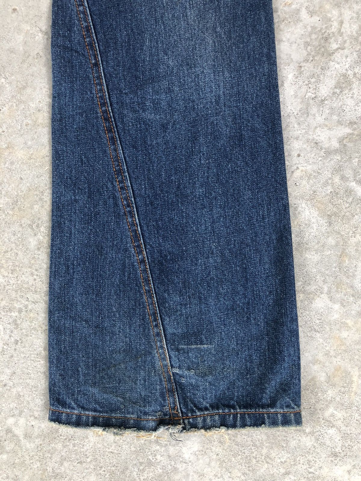 Japanese Brand Japanese Nylaus Flared Jeans Double Waist Distressed Jeans Size US 32 / EU 48 - 12 Thumbnail