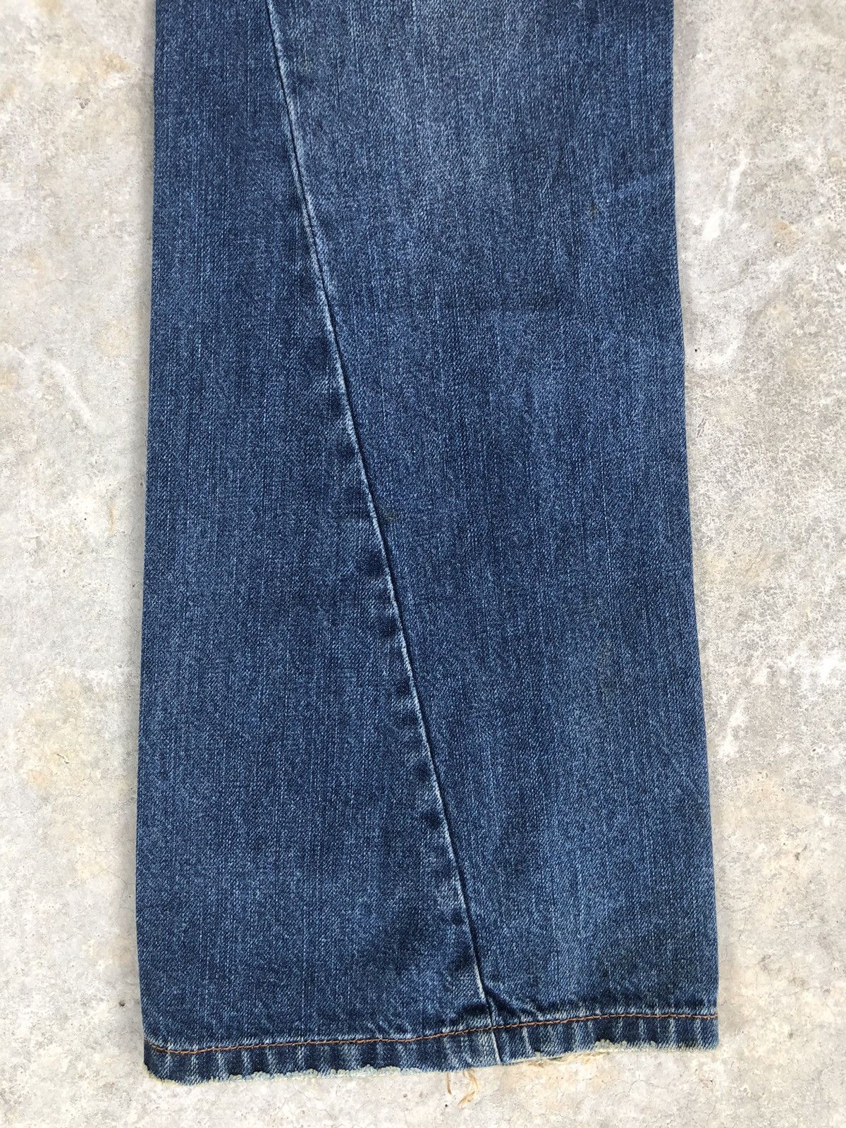 Japanese Brand Japanese Nylaus Flared Jeans Double Waist Distressed Jeans Size US 32 / EU 48 - 6 Thumbnail