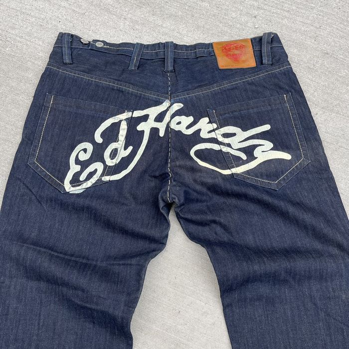 Vintage Vintage Ed Hardy Baggy Denim Jeans | Grailed