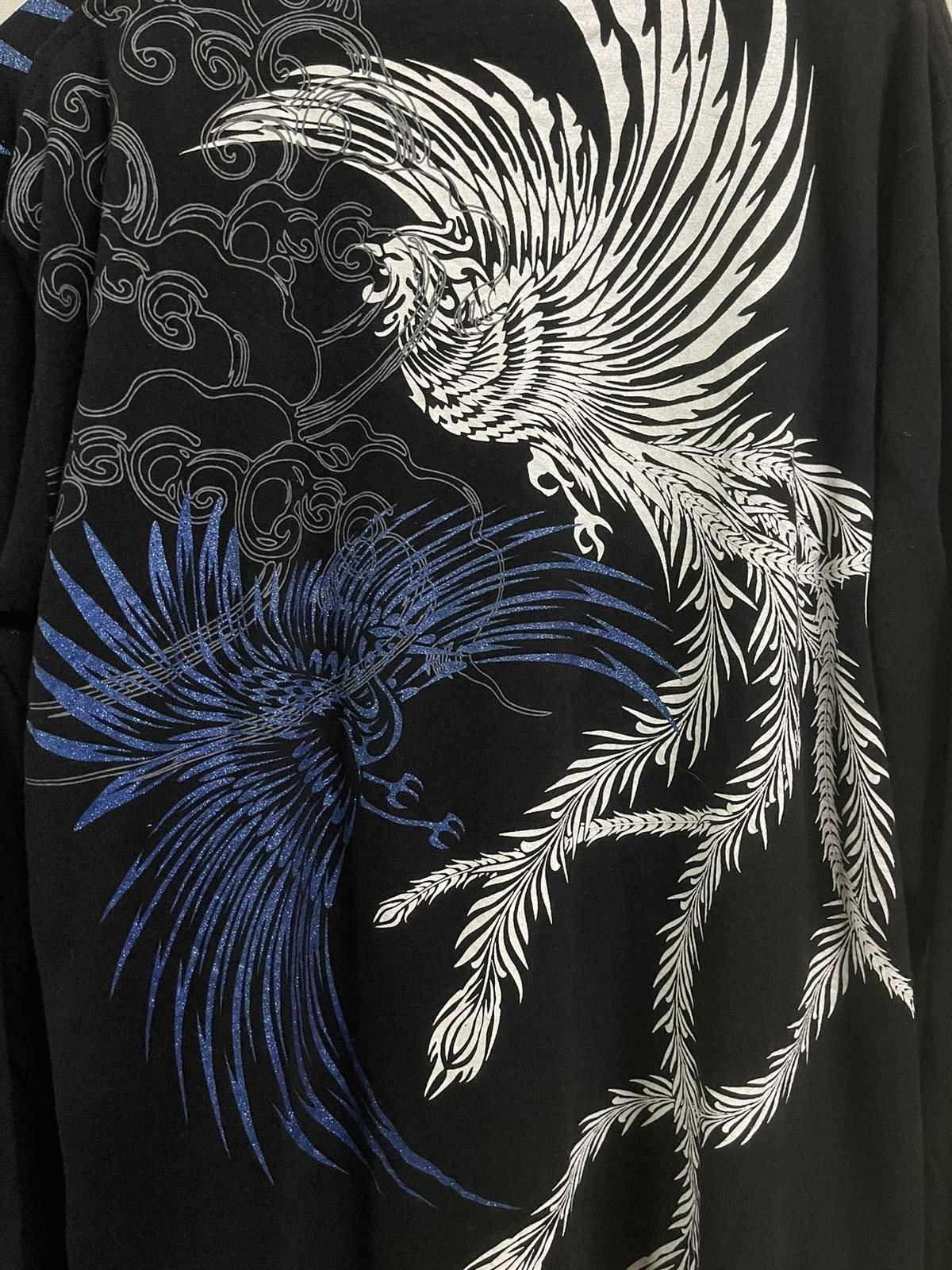 Karakuri Tamashii Vintage Japanese Bullet Noise Big Print Sukajan Style Size US L / EU 52-54 / 3 - 4 Thumbnail