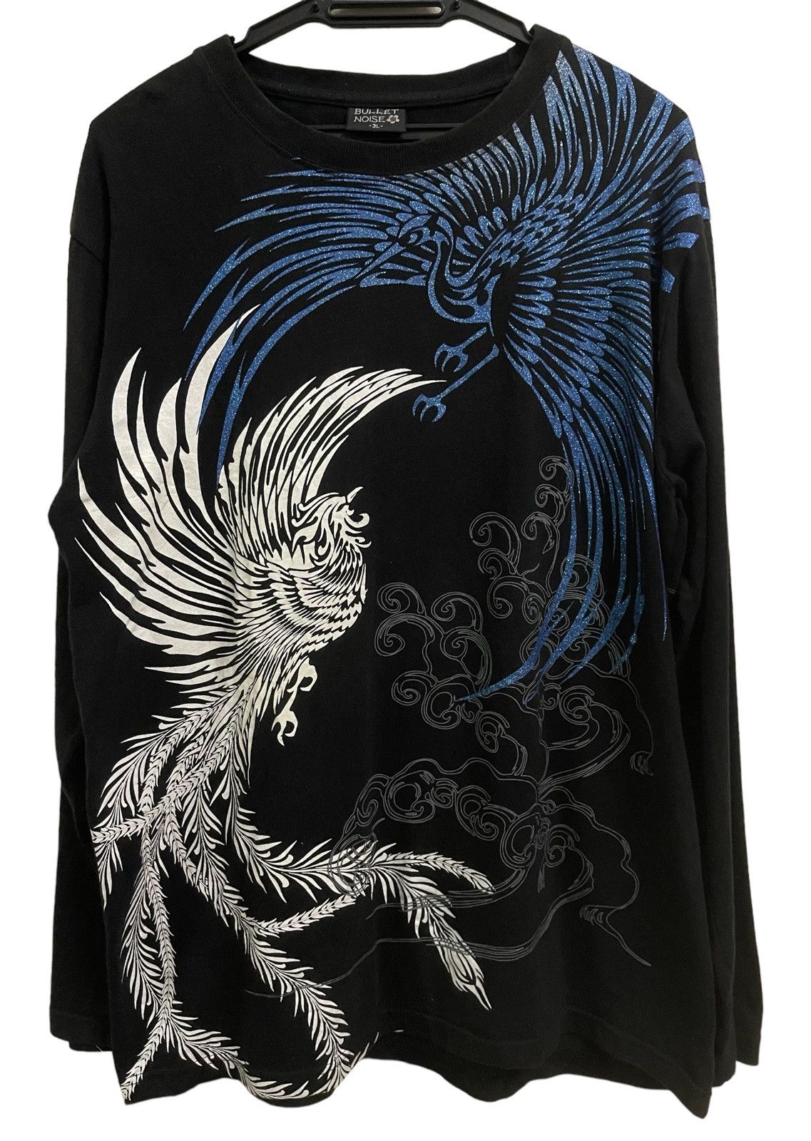 Karakuri Tamashii Vintage Japanese Bullet Noise Big Print Sukajan Style Size US L / EU 52-54 / 3 - 1 Thumbnail