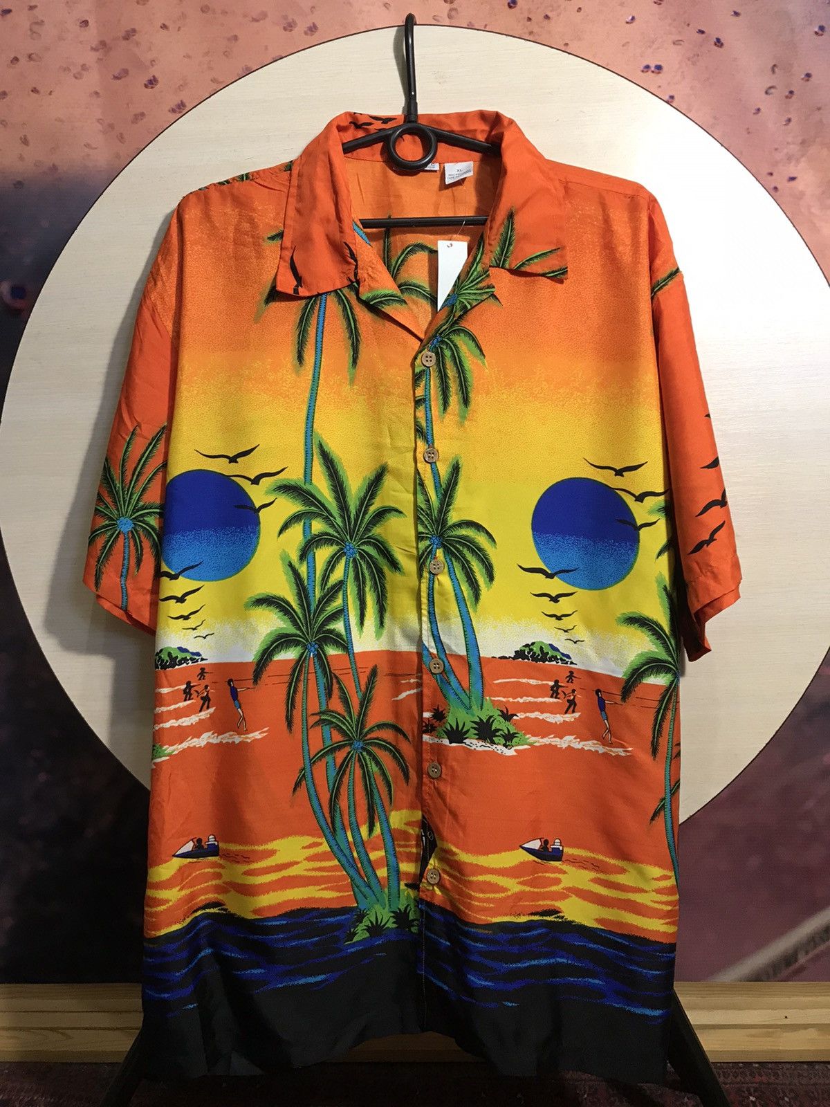 Vintage Vintage Hawaiian shirt Beverly Hills Size US XL / EU 56 / 4 - 2 Thumbnail