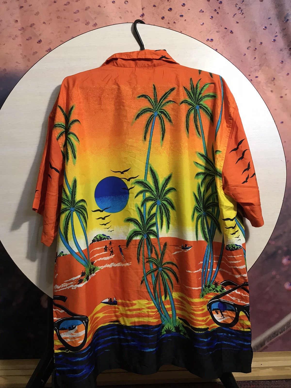 Vintage Vintage Hawaiian shirt Beverly Hills Size US XL / EU 56 / 4 - 5 Thumbnail
