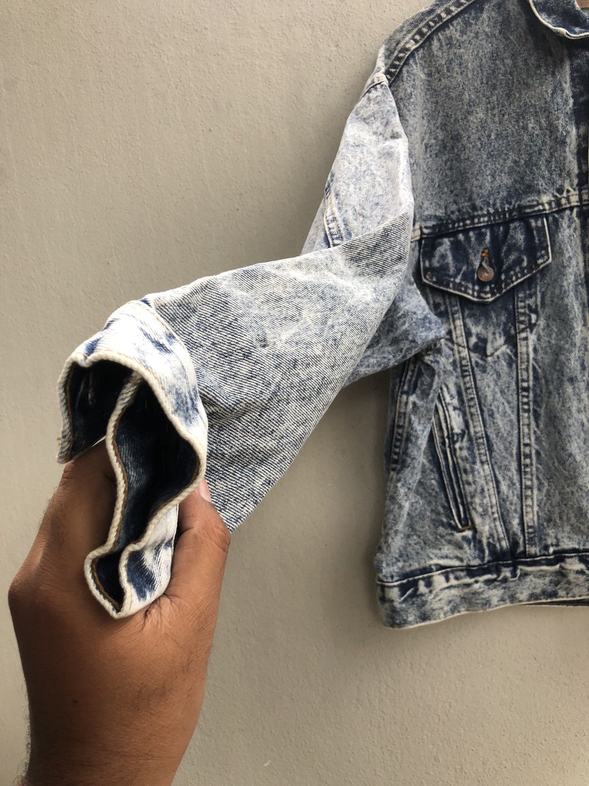 Levi's Vintage 80s Levi’s Acid Wash Denim Jacket Distressed 70507 Size US L / EU 52-54 / 3 - 3 Thumbnail