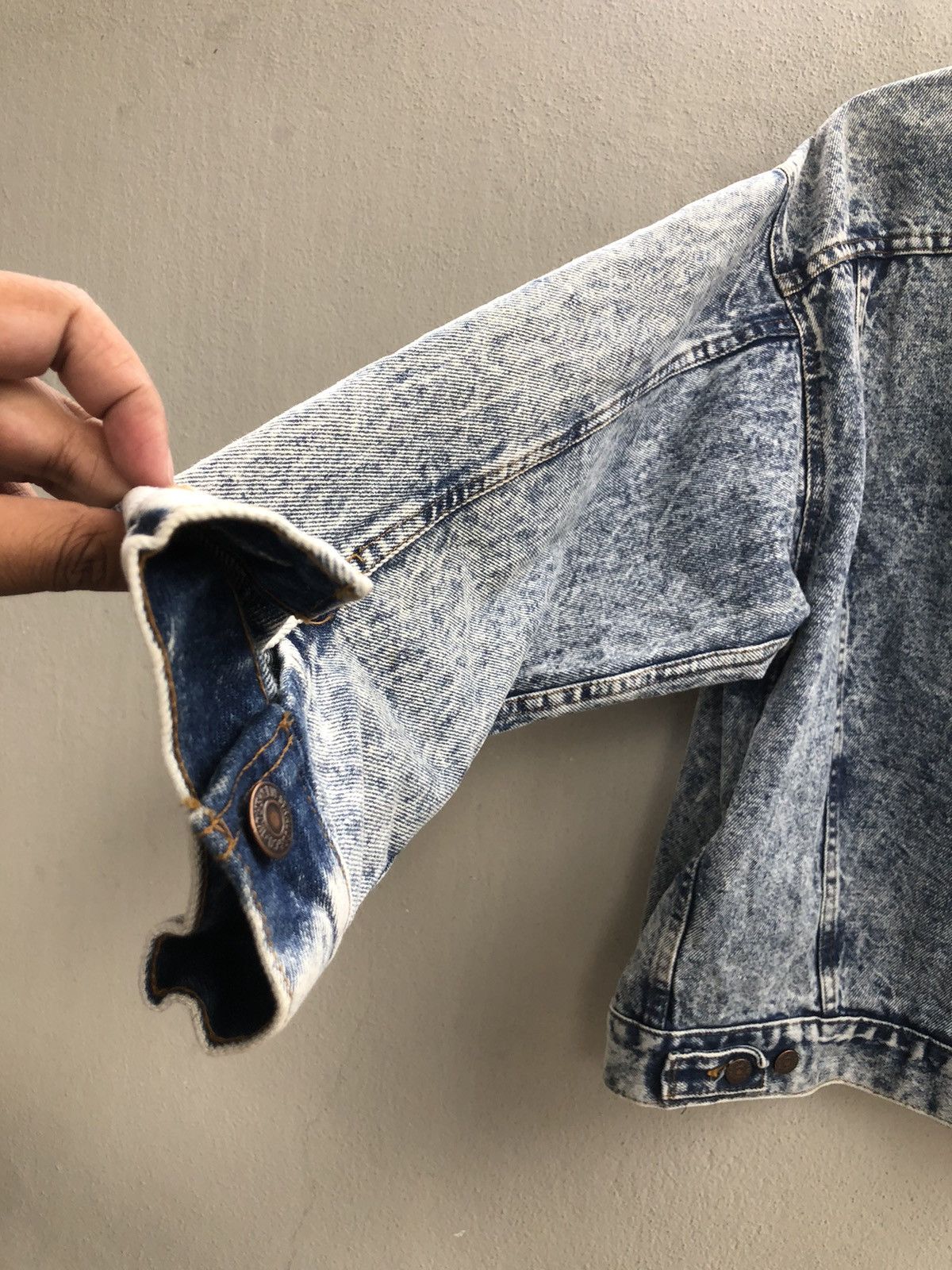 Levi's Vintage 80s Levi’s Acid Wash Denim Jacket Distressed 70507 Size US L / EU 52-54 / 3 - 10 Thumbnail