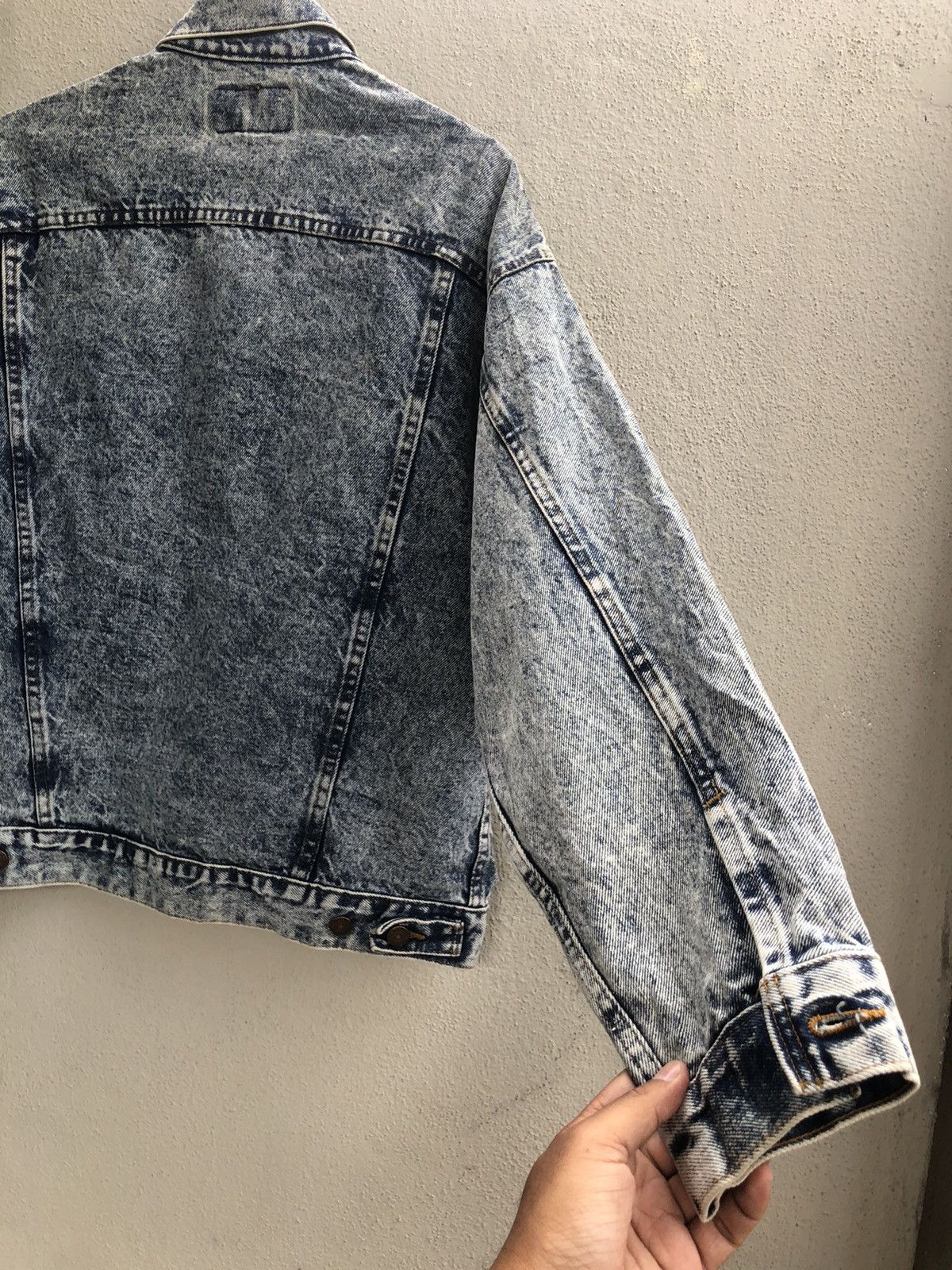Levi's Vintage 80s Levi’s Acid Wash Denim Jacket Distressed 70507 Size US L / EU 52-54 / 3 - 11 Thumbnail