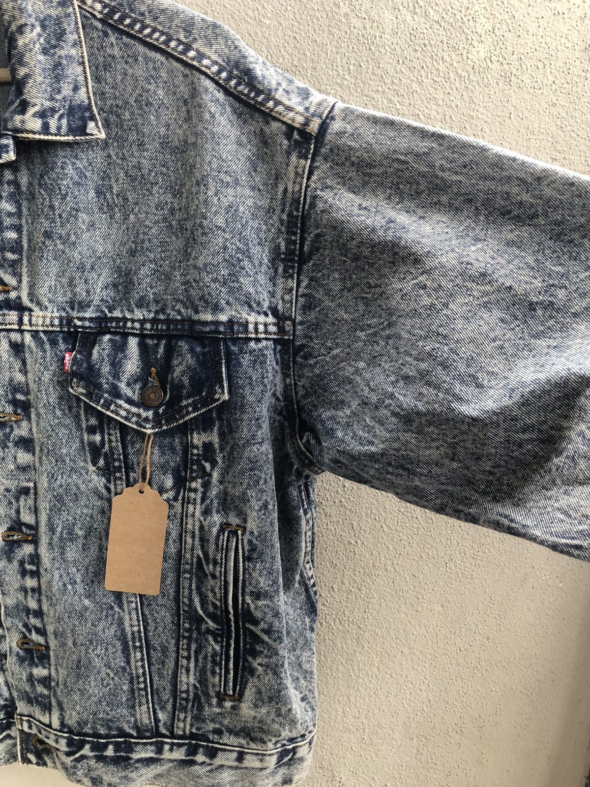 Levi's Vintage 80s Levi’s Acid Wash Denim Jacket Distressed 70507 Size US L / EU 52-54 / 3 - 6 Thumbnail