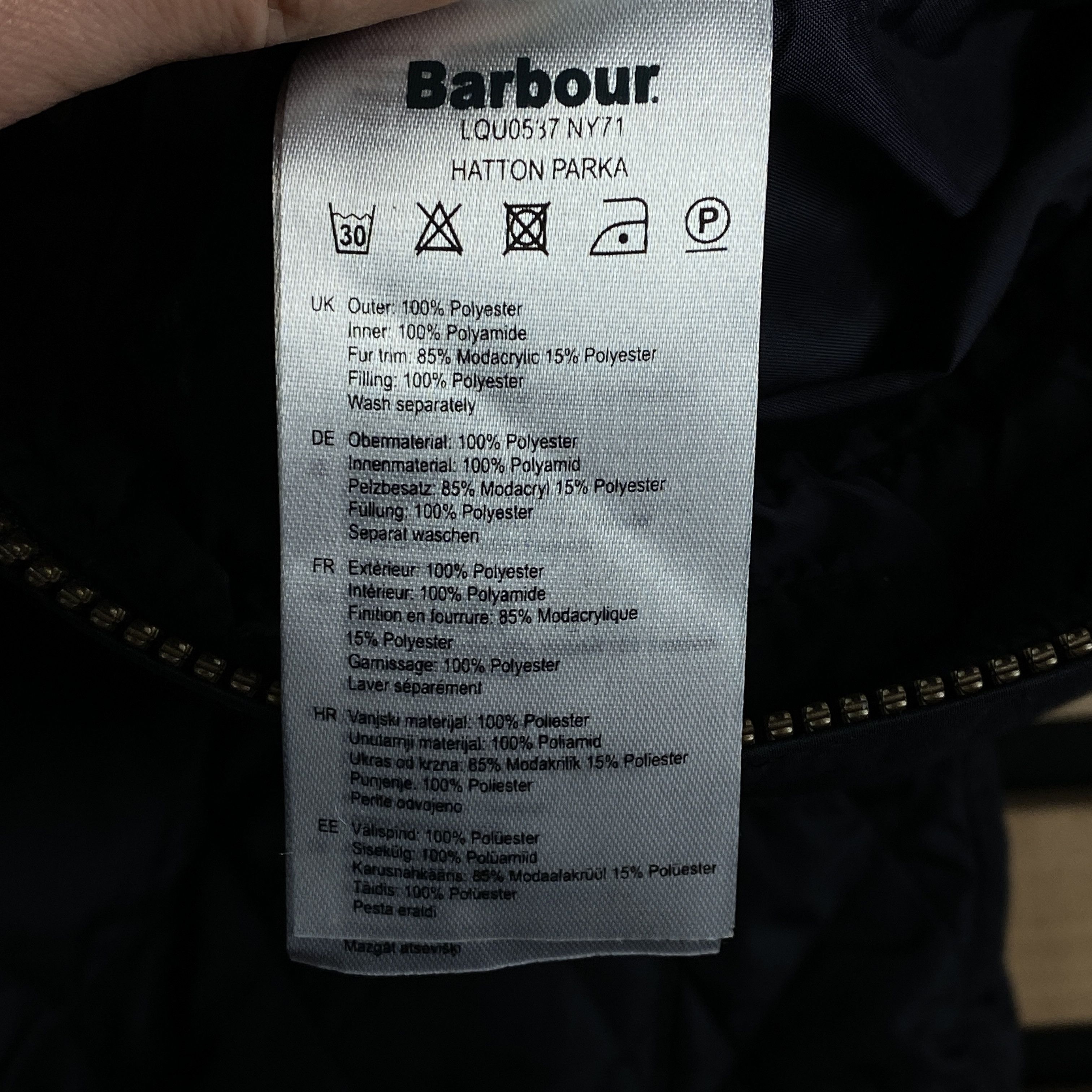 Barbour Womens Quilted Parka Jacket Barbour International Size US 4 Size S / US 4 / IT 40 - 7 Thumbnail