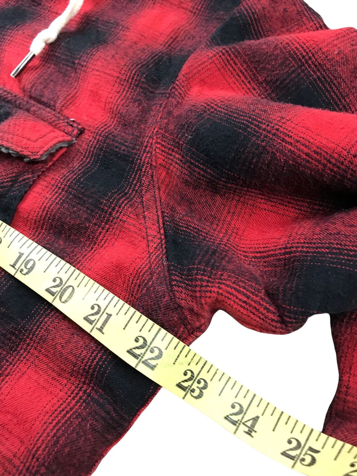 Japanese Brand BACK NUMBER Flannel Button Up Sherpa Hoodie Fleece Flannel Size US L / EU 52-54 / 3 - 9 Thumbnail