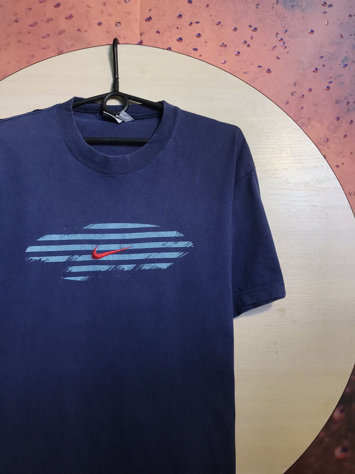 Nike × Vintage Vintage Nike centre logo streetwear tee Size US M / EU 48-50 / 2 - 1 Thumbnail