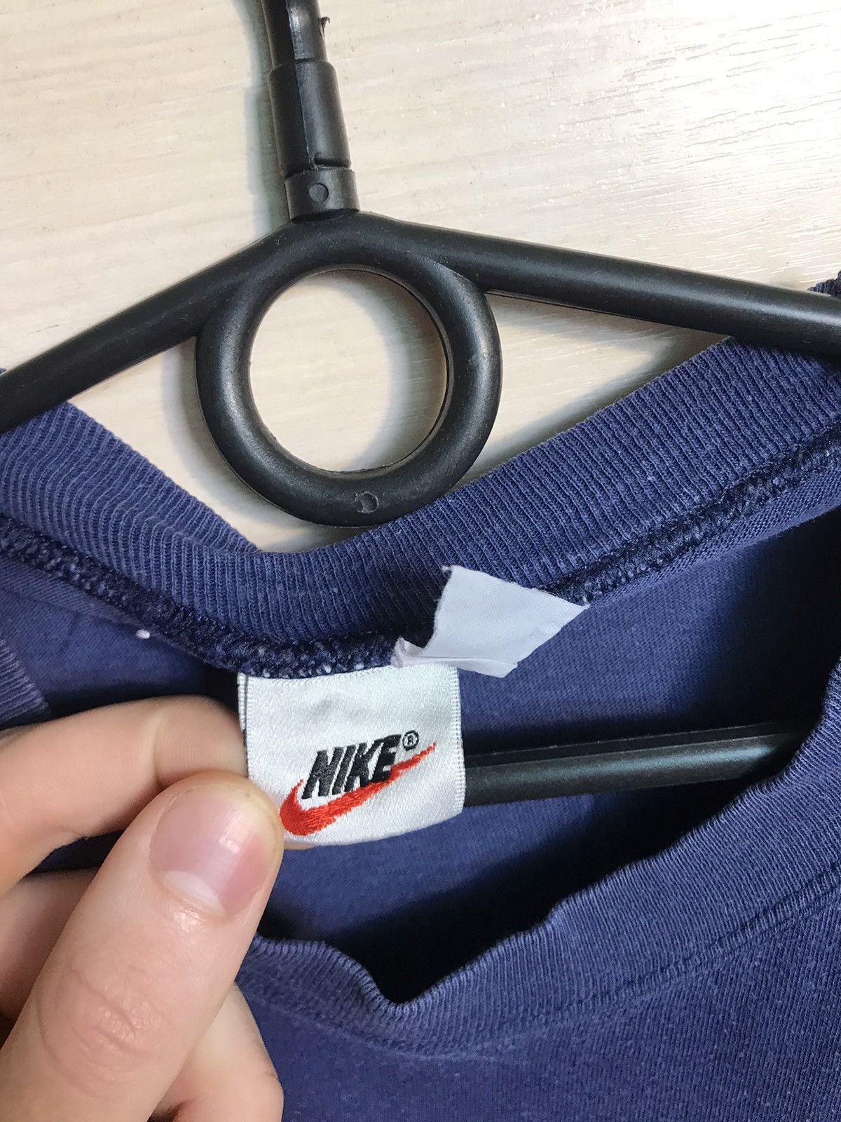 Nike × Vintage Vintage Nike centre logo streetwear tee Size US M / EU 48-50 / 2 - 5 Thumbnail