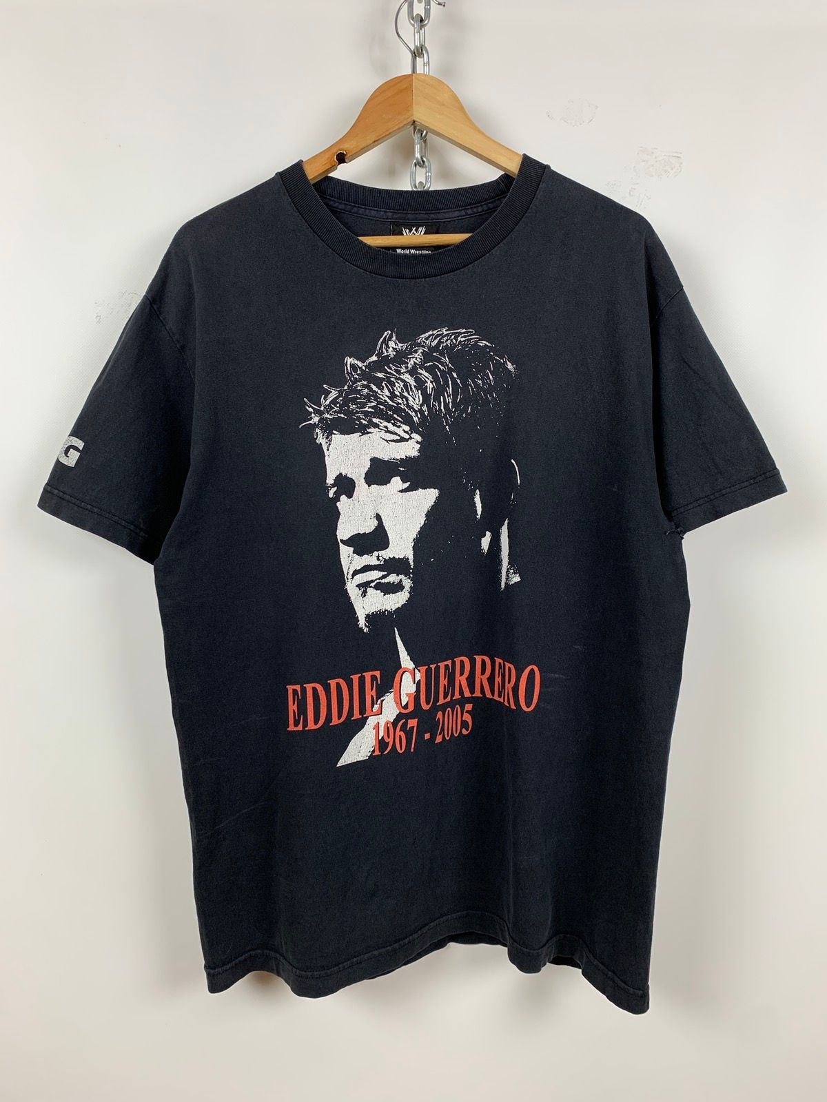 Pre-owned Vintage X Wwe 2002 Vintage Eddie Guerrero Wwe T-shirt In Black