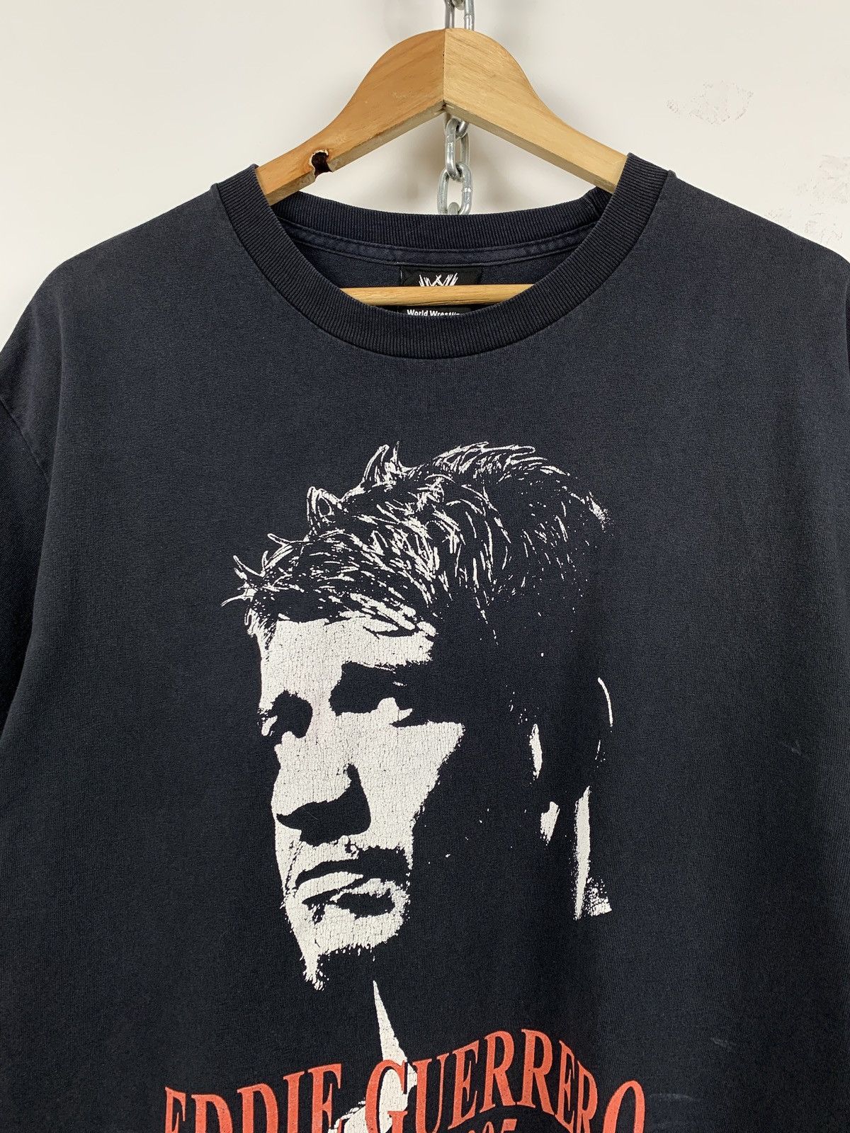 Vintage 2002 Vintage Eddie Guerrero WWE T-Shirt Size US L / EU 52-54 / 3 - 5 Thumbnail