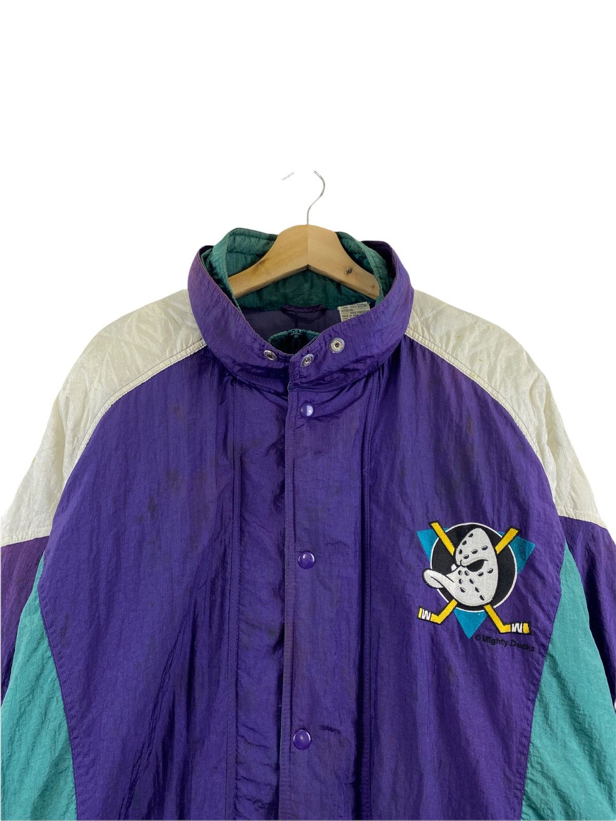 NHL × Vintage Vintage NHL x The Mighty Ducks Jacket Size US XXL / EU 58 / 5 - 6 Thumbnail