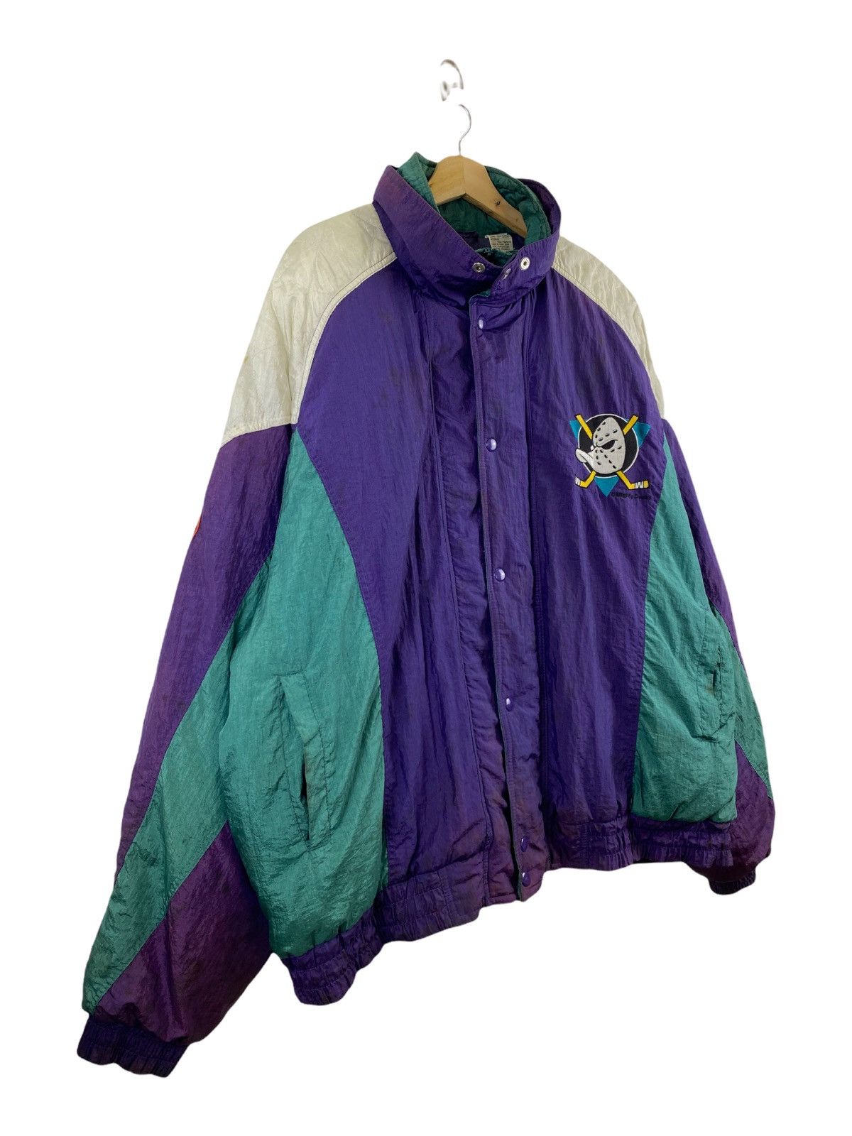 NHL × Vintage Vintage NHL x The Mighty Ducks Jacket Size US XXL / EU 58 / 5 - 2 Thumbnail