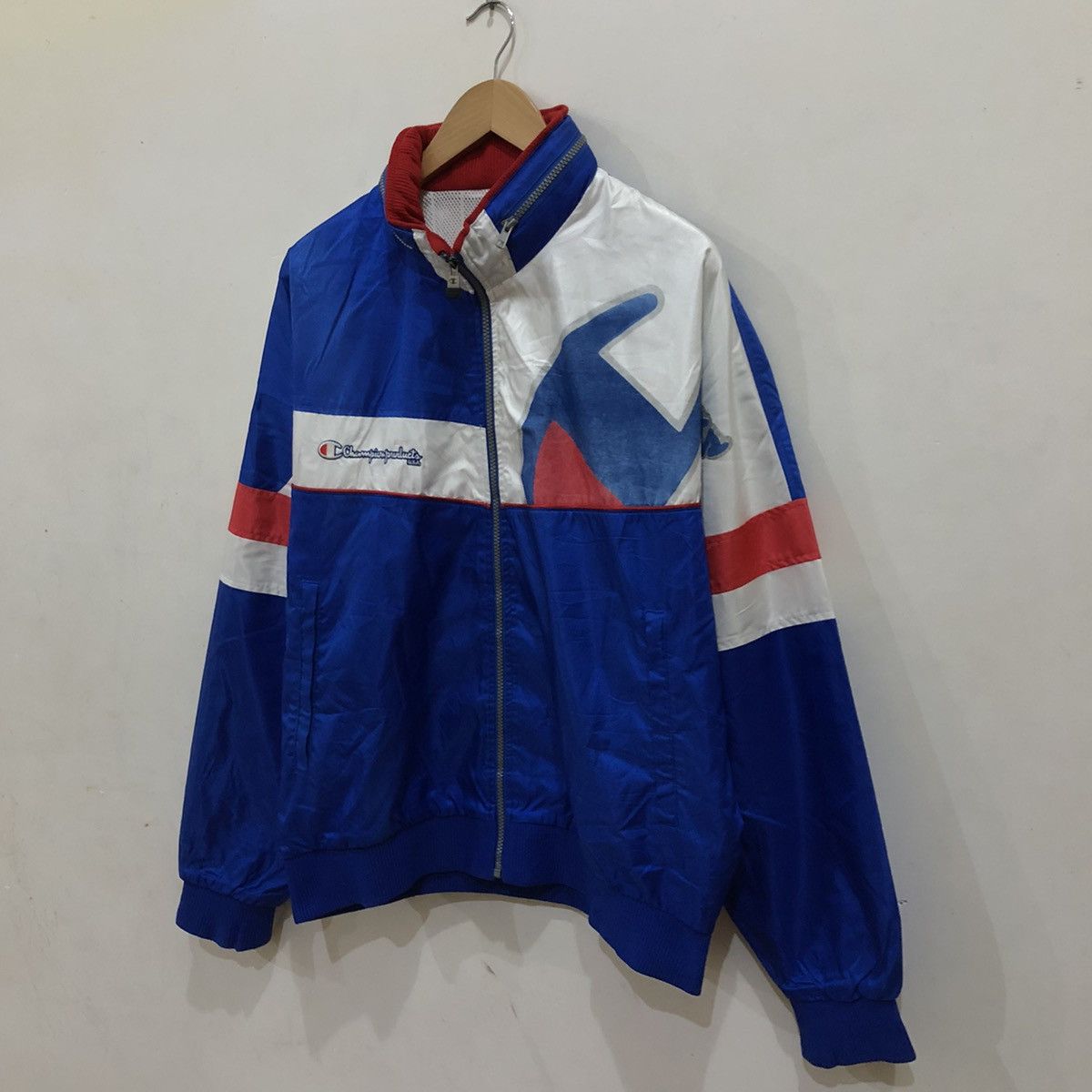 Champion Vintage Champion Hoodie Jacket Big Logo Size US M / EU 48-50 / 2 - 2 Thumbnail