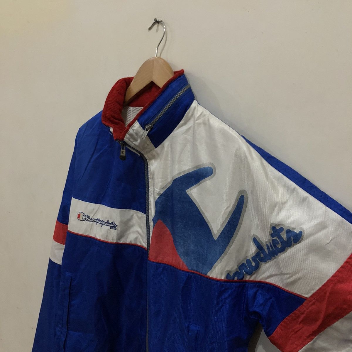 Champion Vintage Champion Hoodie Jacket Big Logo Size US M / EU 48-50 / 2 - 6 Thumbnail