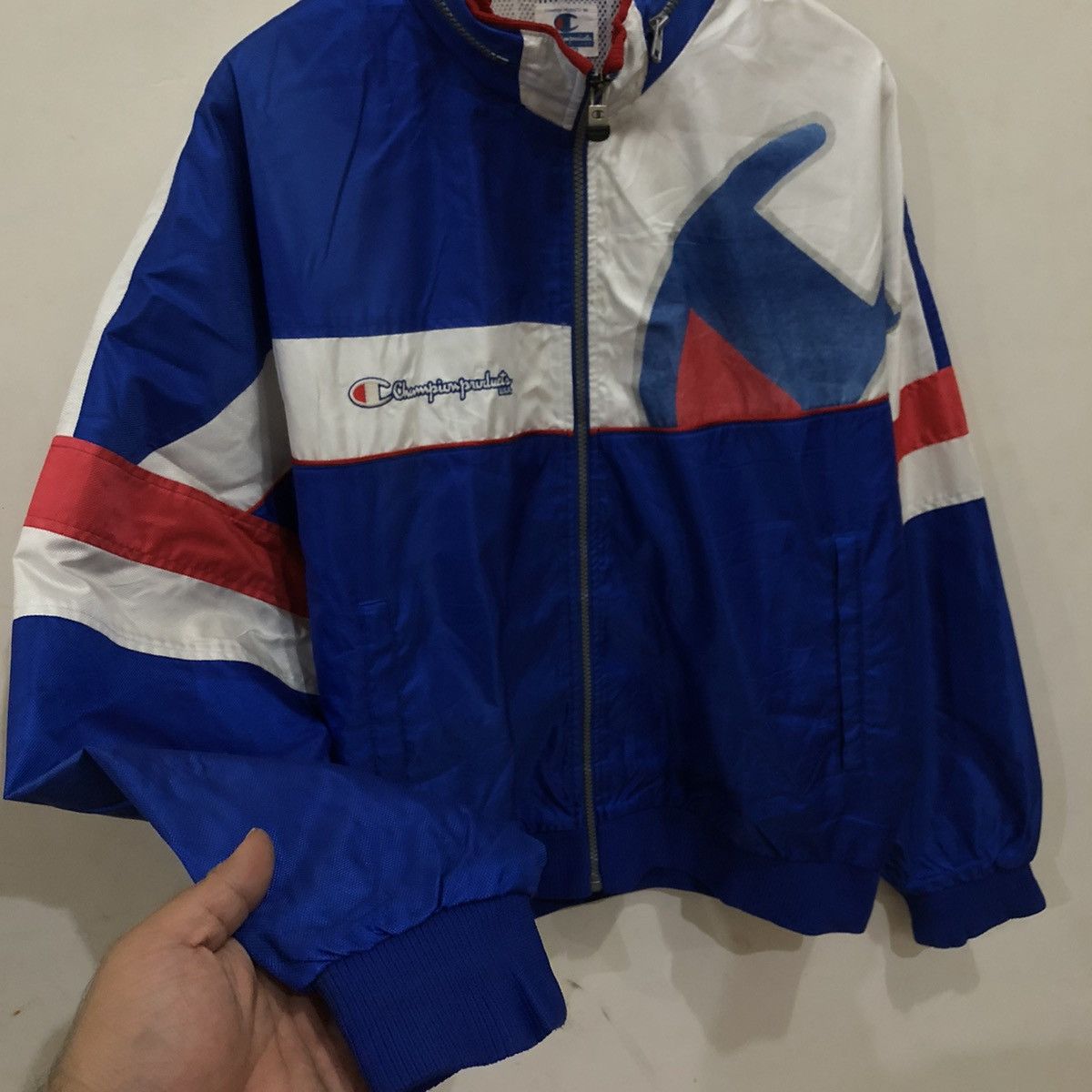 Champion Vintage Champion Hoodie Jacket Big Logo Size US M / EU 48-50 / 2 - 4 Thumbnail