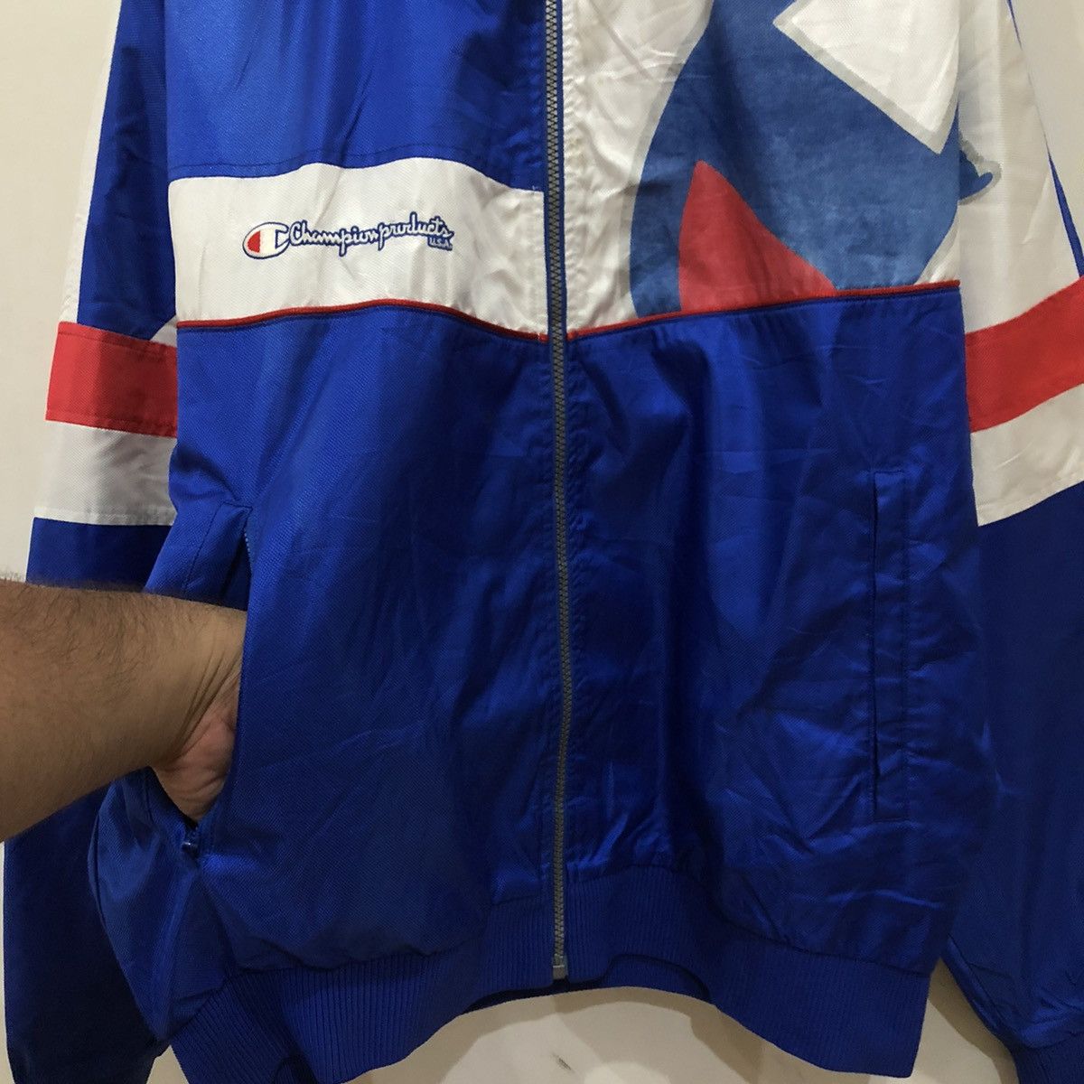 Champion Vintage Champion Hoodie Jacket Big Logo Size US M / EU 48-50 / 2 - 8 Thumbnail