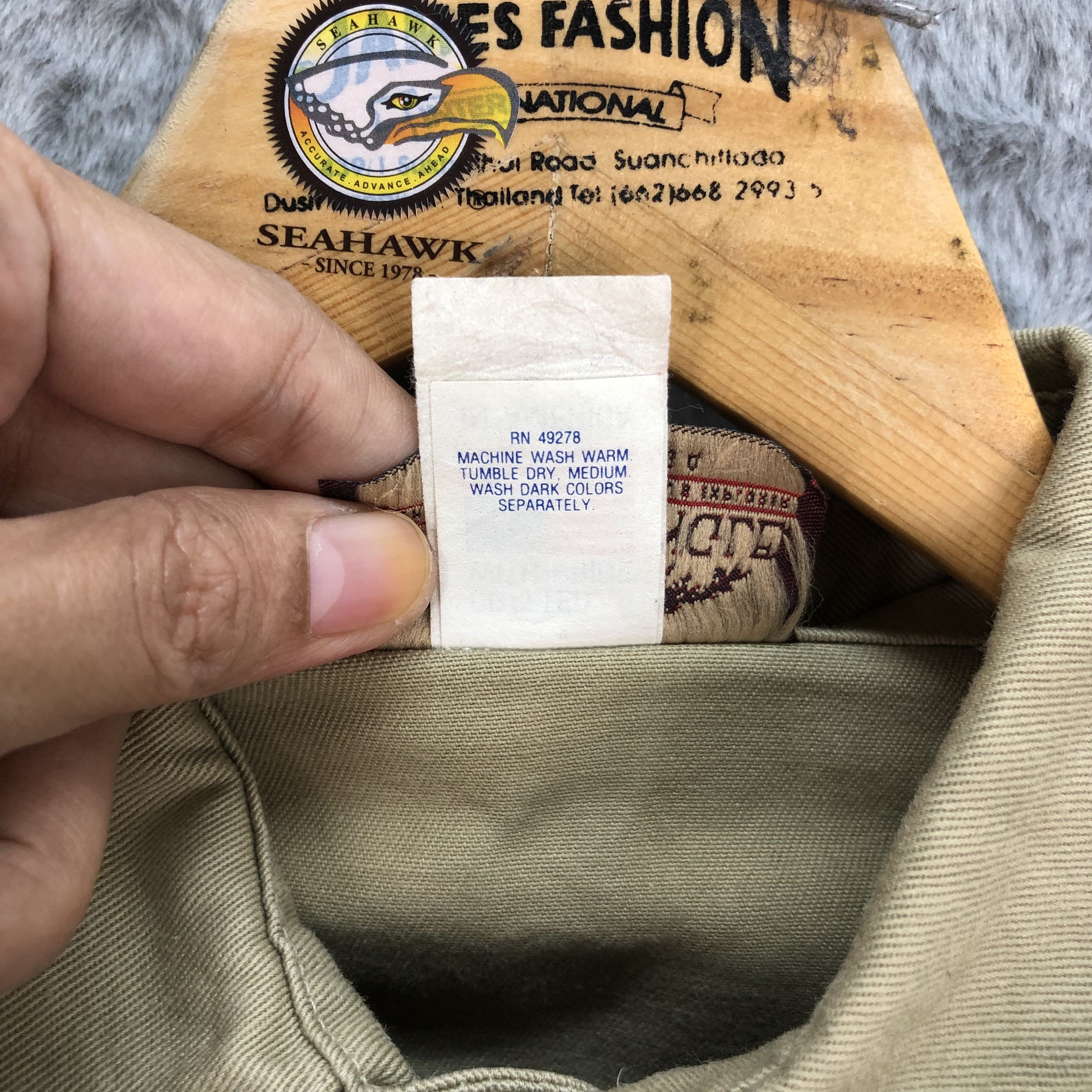 Other Vintage KHAKI JUNGLE Usa Made Military Style Coat #5028-34 Size US M / EU 48-50 / 2 - 11 Thumbnail