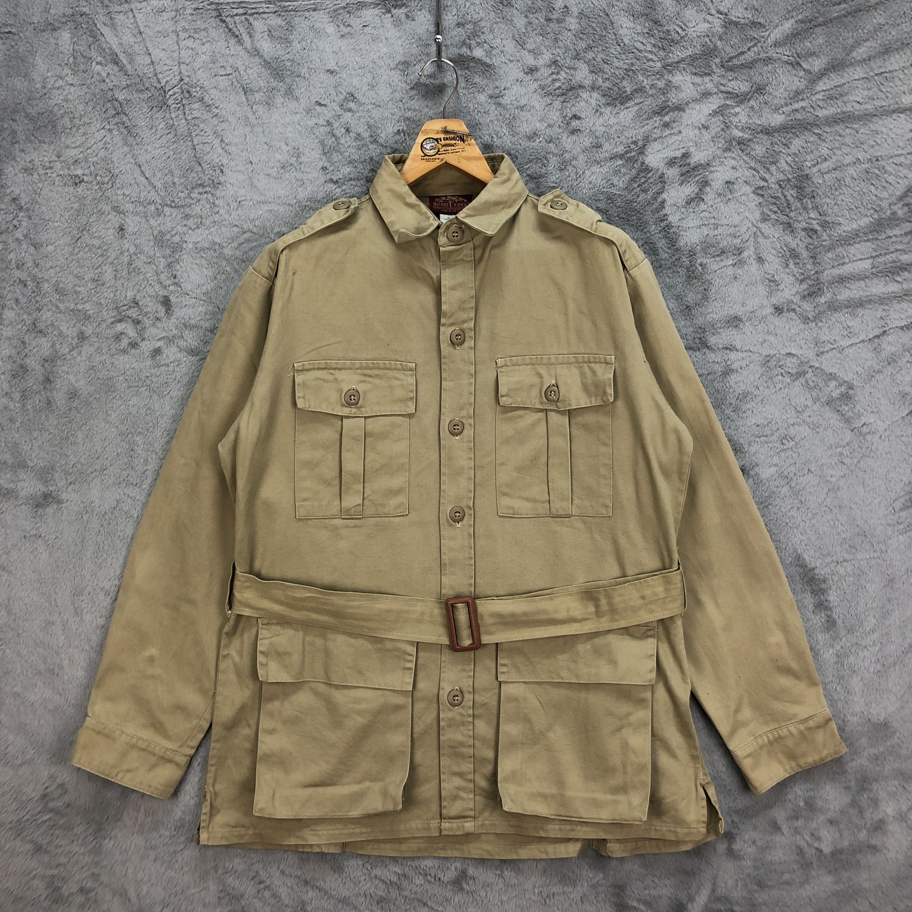 Other Vintage KHAKI JUNGLE Usa Made Military Style Coat #5028-34 Size US M / EU 48-50 / 2 - 1 Thumbnail