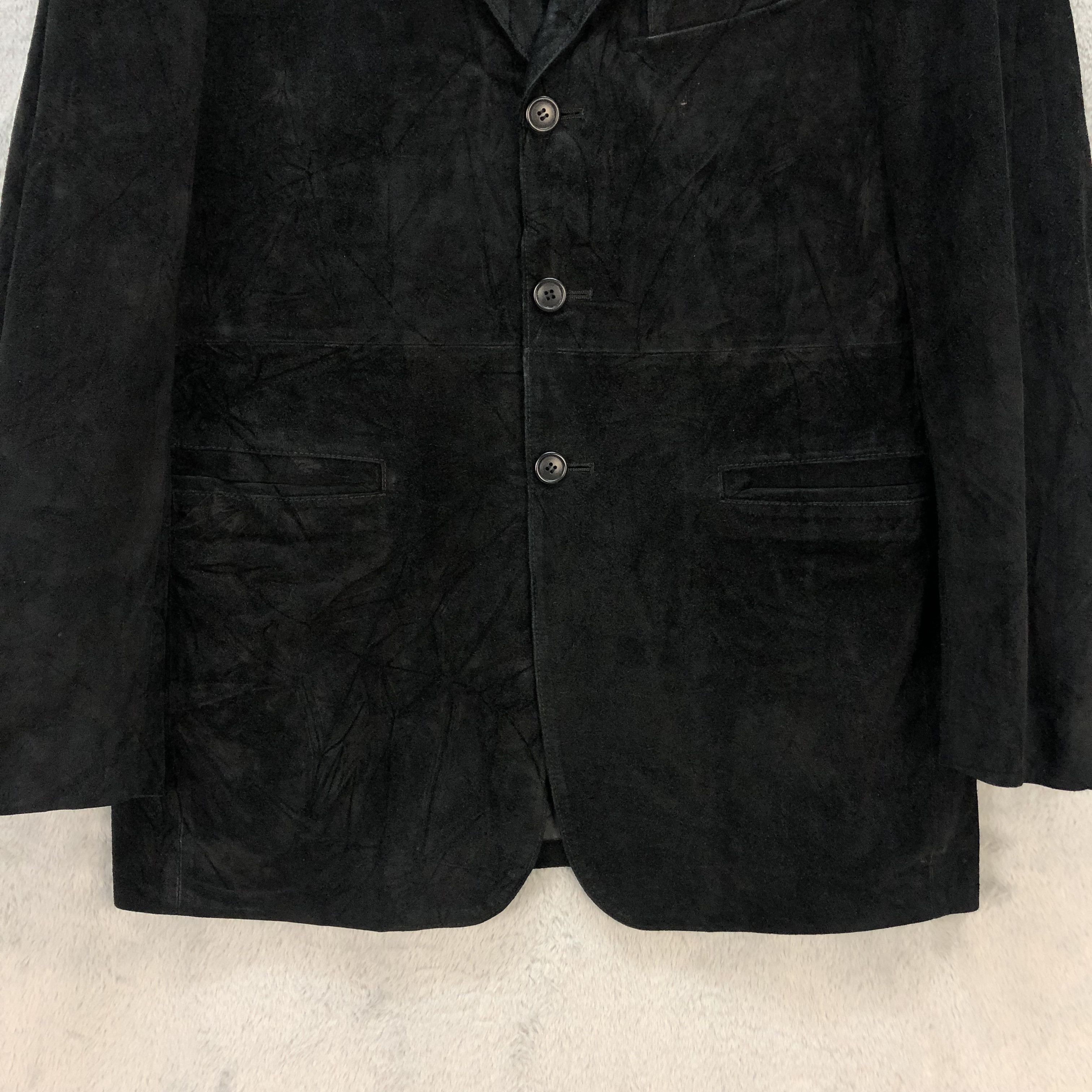 Yohji Yamamoto YOHJI YAMAMOTO D'URBAN AAR LEATHER CASUAL JACKET #6698-80 Size US M / EU 48-50 / 2 - 3 Thumbnail