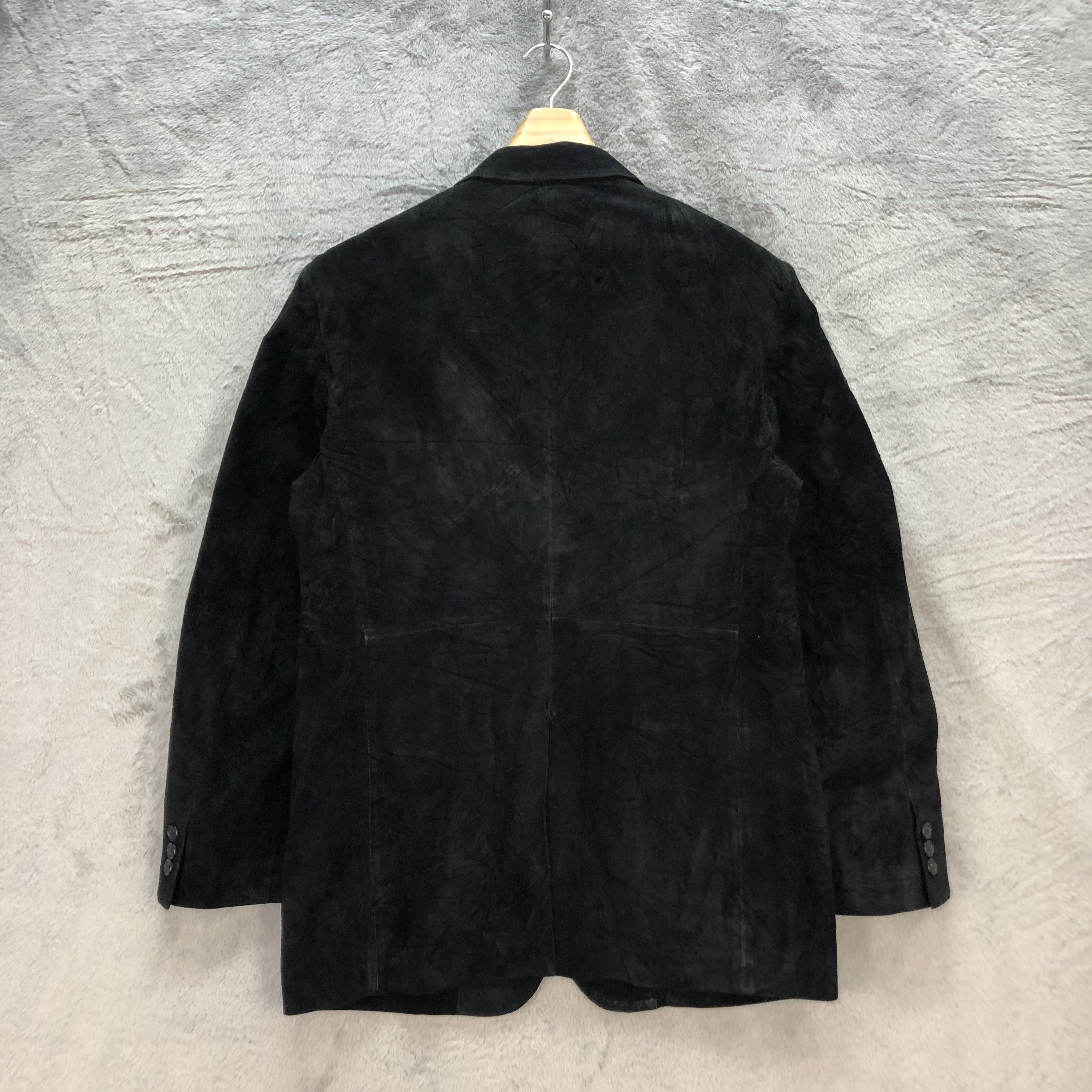 Yohji Yamamoto YOHJI YAMAMOTO D'URBAN AAR LEATHER CASUAL JACKET #6698-80 Size US M / EU 48-50 / 2 - 10 Thumbnail