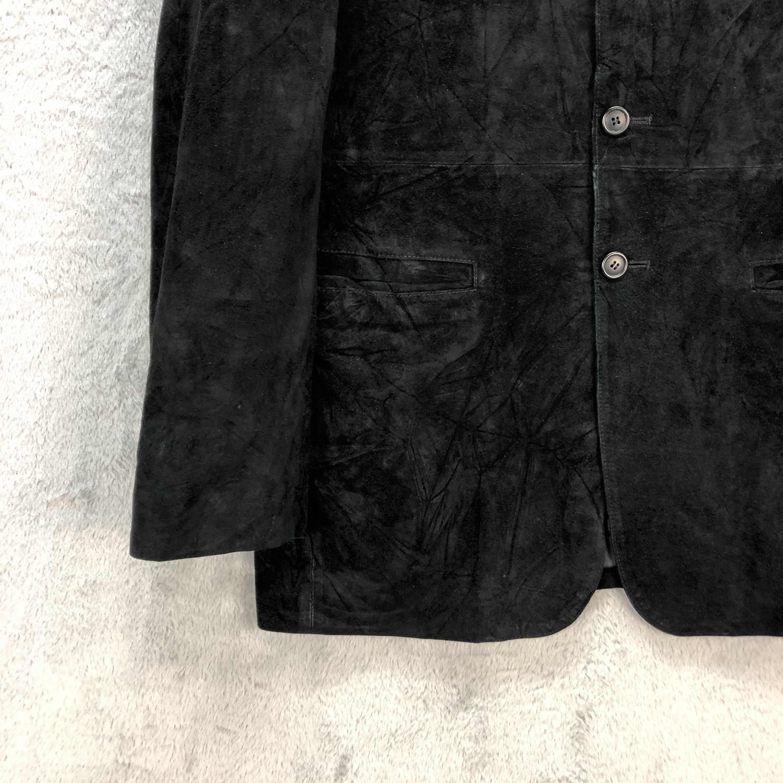 Yohji Yamamoto YOHJI YAMAMOTO D'URBAN AAR LEATHER CASUAL JACKET #6698-80 Size US M / EU 48-50 / 2 - 4 Thumbnail