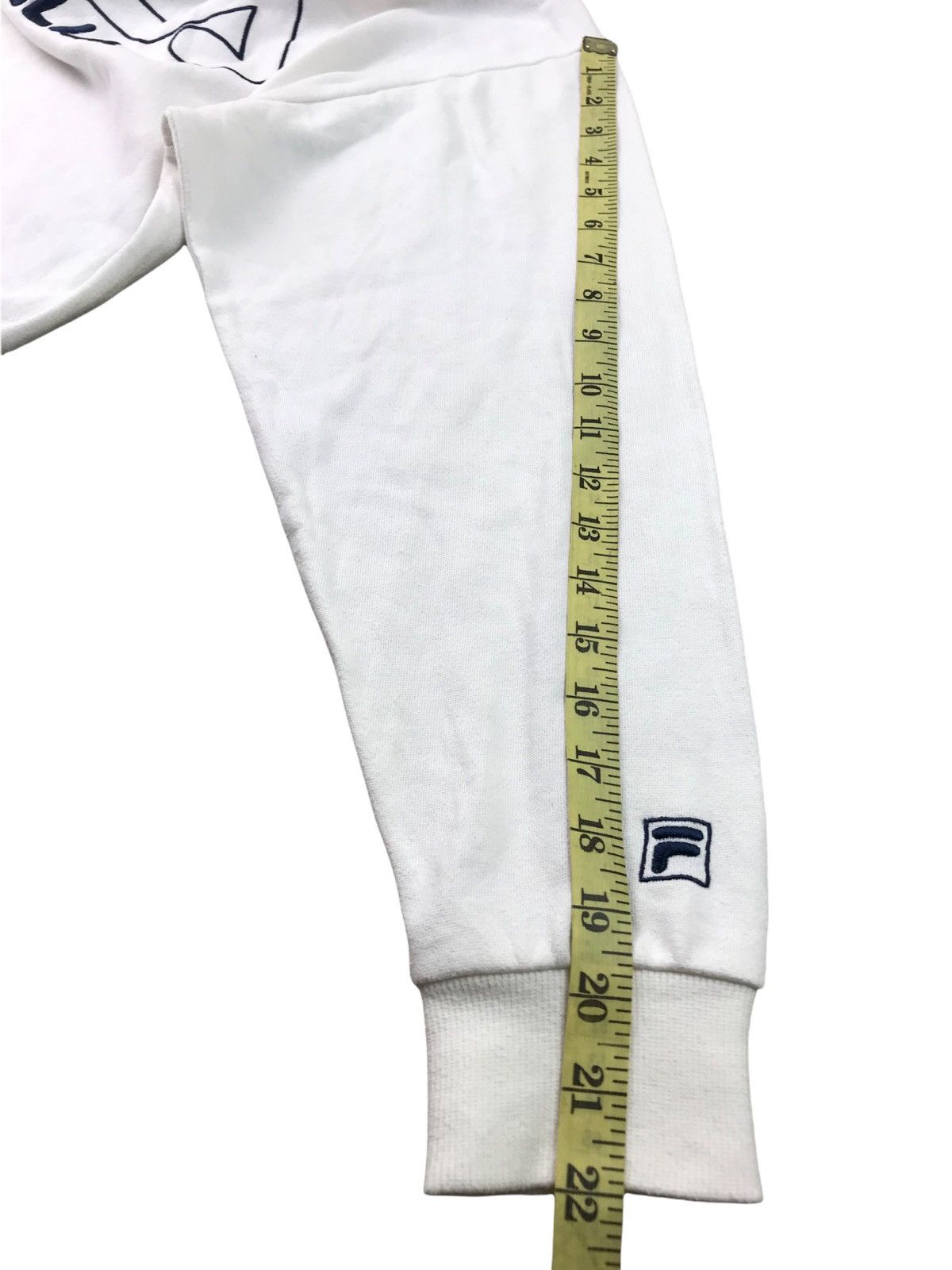 Fila 🔥BEST OFFER🔥Fila Italia Jumper White Sweatshirt Medium Size US M / EU 48-50 / 2 - 11 Thumbnail