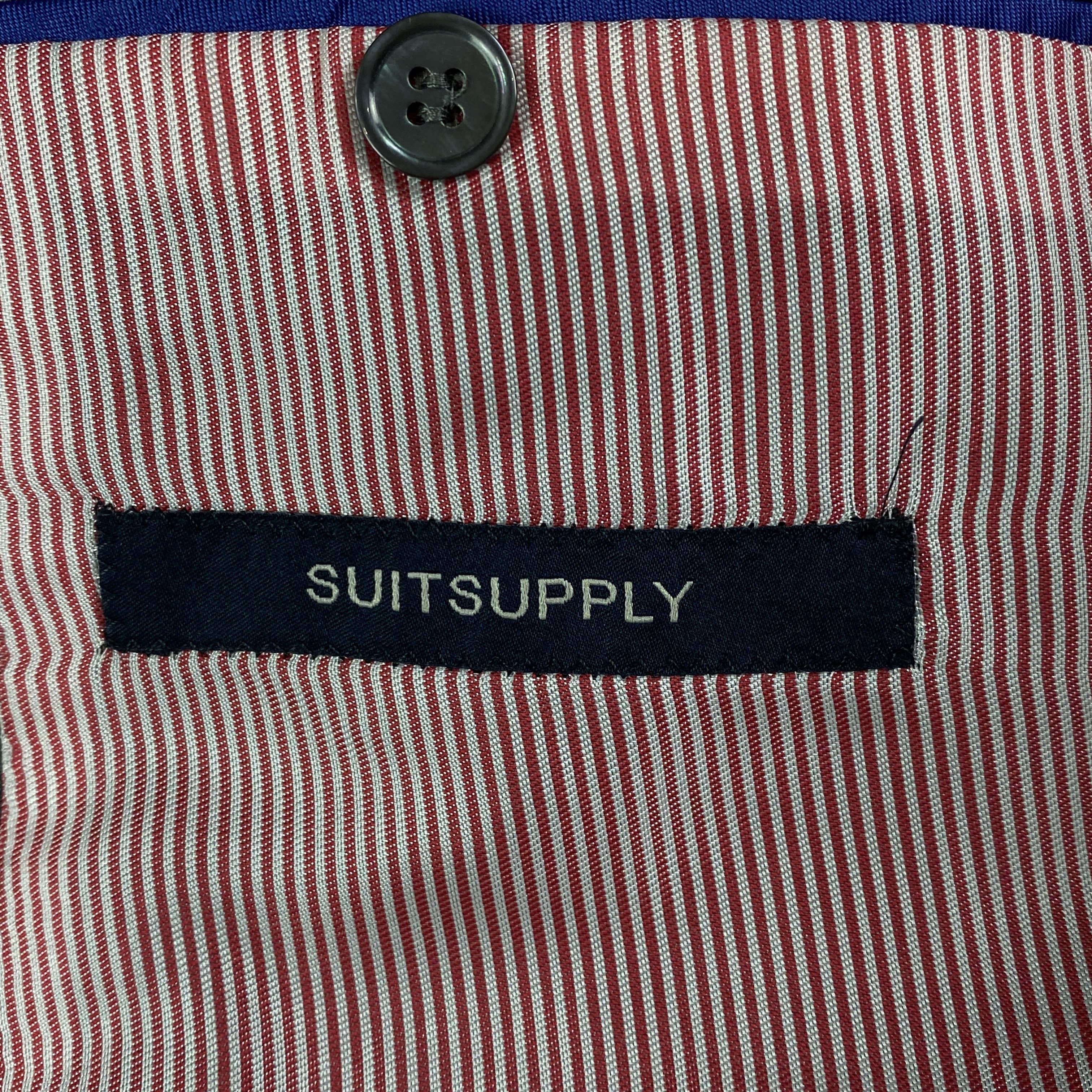 Suitsupply Mens Blazer Jacket Suitsupply Two Button Size 54R Wool Size 54R - 5 Thumbnail