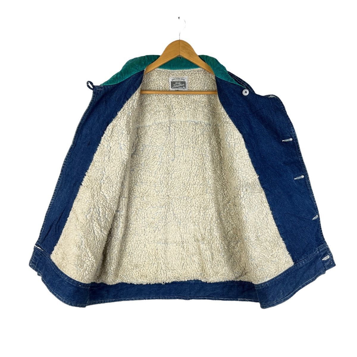 Indigo Vintage King Jonathan Denim Jacket Workwear Indigo Sherpa Size US XL / EU 56 / 4 - 5 Thumbnail