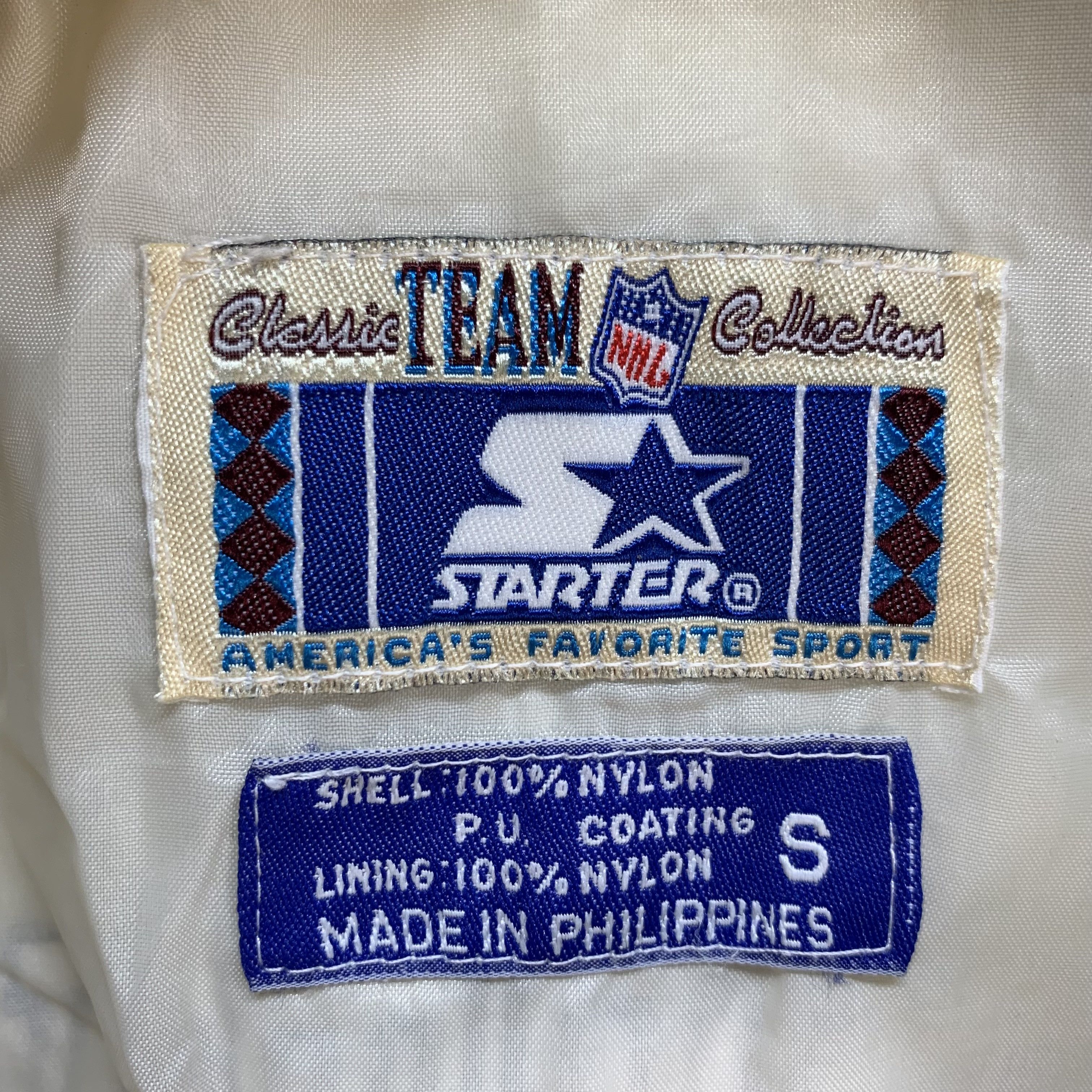 Vintage 90's Starter NHL Team GEORGETOWN Big Logo Jacket #3957-137 Size US S / EU 44-46 / 1 - 8 Thumbnail