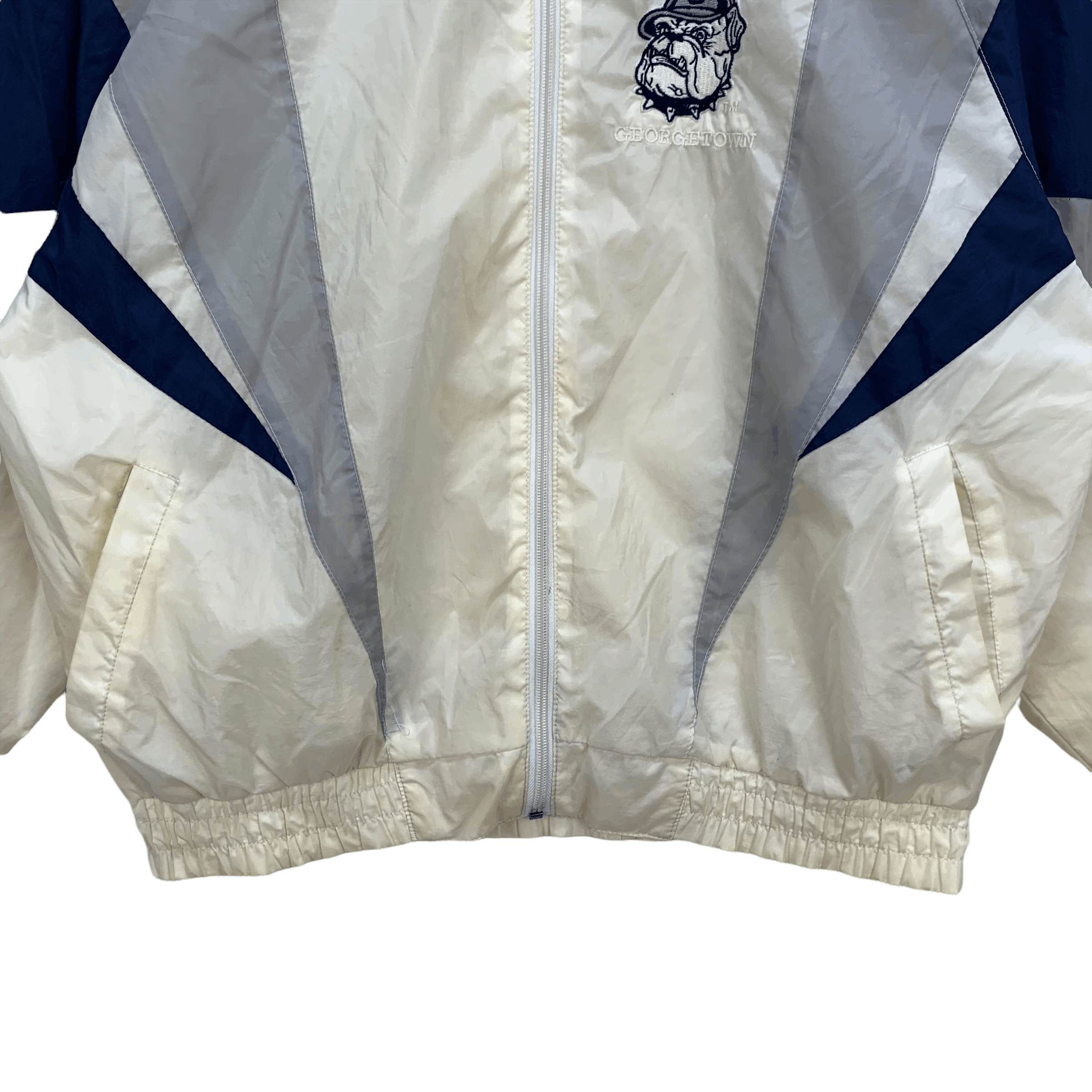Vintage 90's Starter NHL Team GEORGETOWN Big Logo Jacket #3957-137 Size US S / EU 44-46 / 1 - 5 Thumbnail