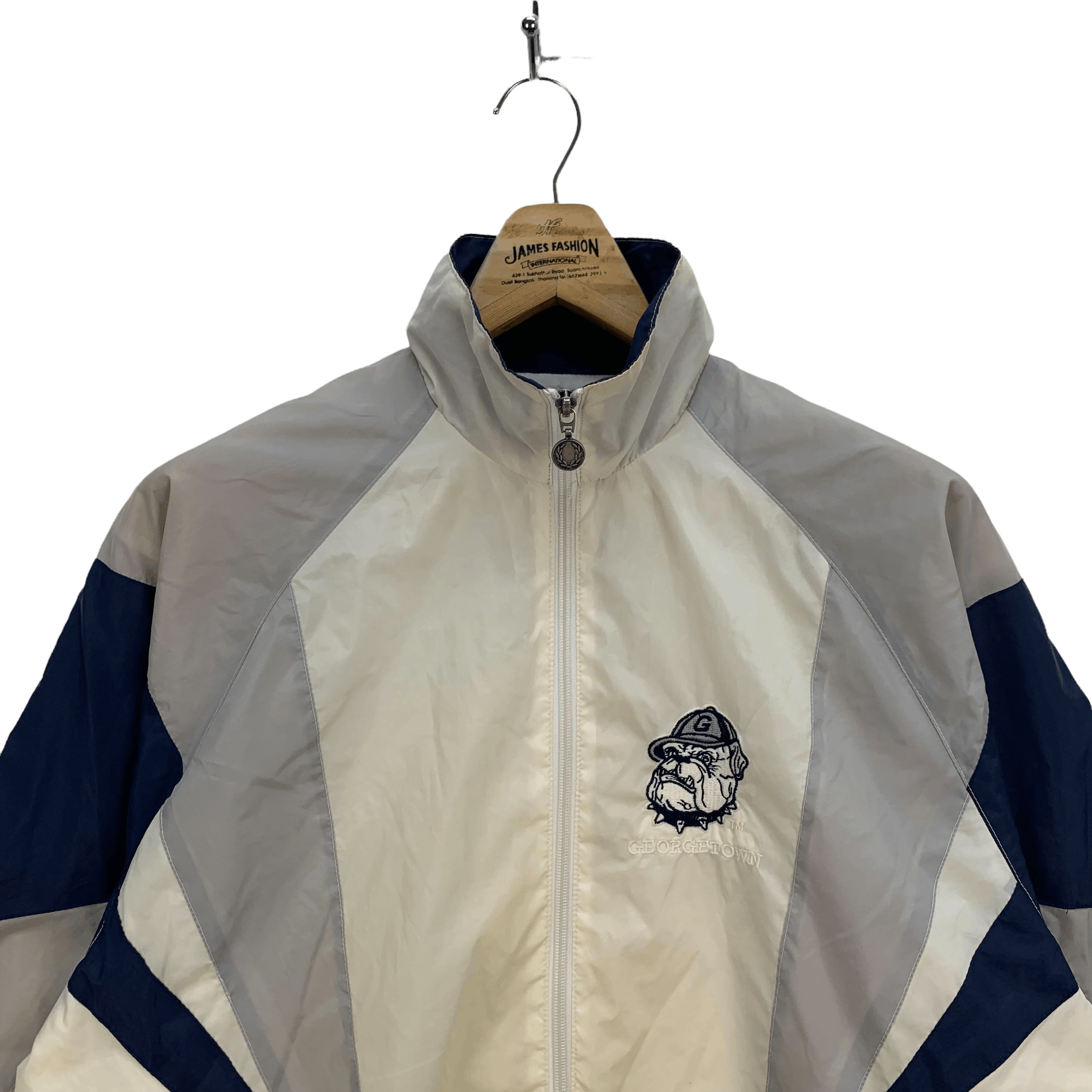 Vintage 90's Starter NHL Team GEORGETOWN Big Logo Jacket #3957-137 Size US S / EU 44-46 / 1 - 2 Thumbnail