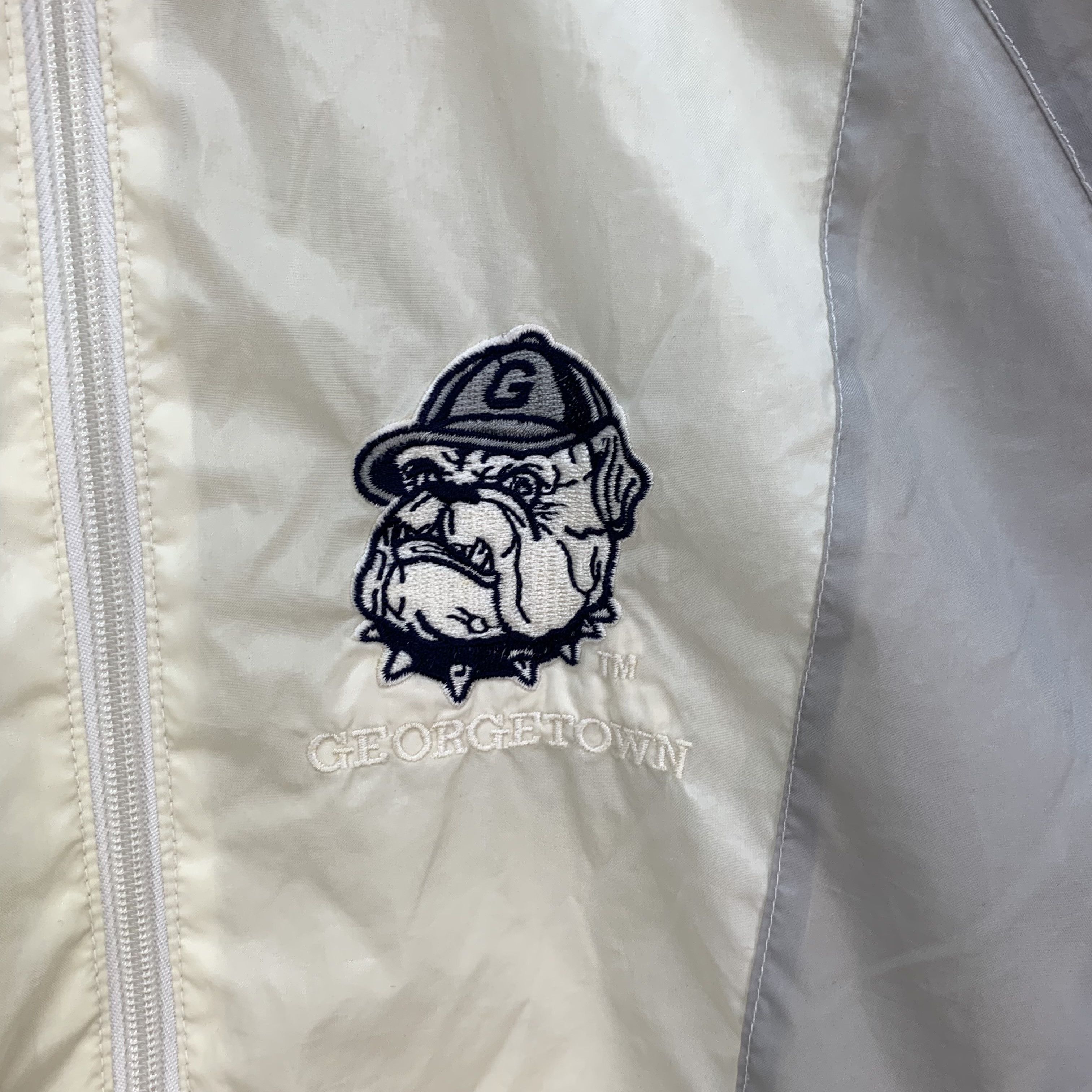 Vintage 90's Starter NHL Team GEORGETOWN Big Logo Jacket #3957-137 Size US S / EU 44-46 / 1 - 4 Thumbnail