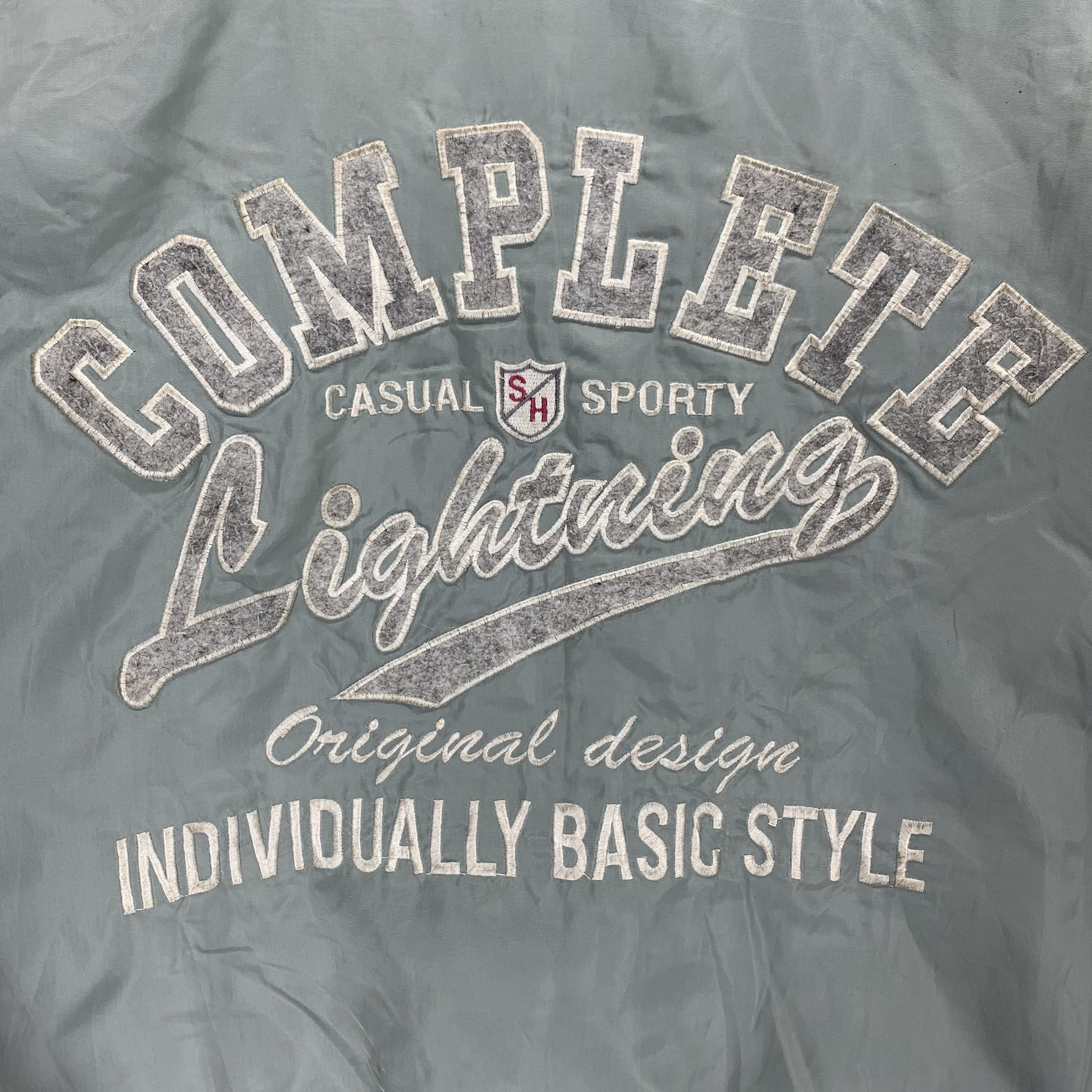 Vintage Complete Lightning Individual Basic Style Varsity #33164-102 Size US L / EU 52-54 / 3 - 2 Thumbnail