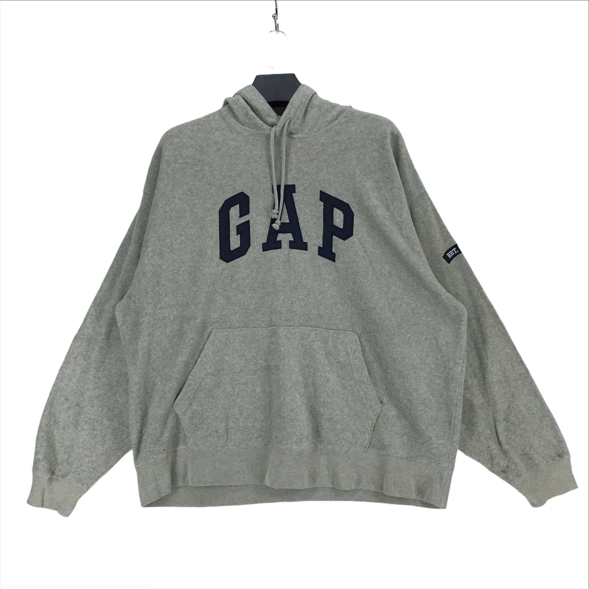 Gap Vintage 90s Gap Embroidered Spellout Logo Fleece #2586-102 Size US L / EU 52-54 / 3 - 1 Thumbnail