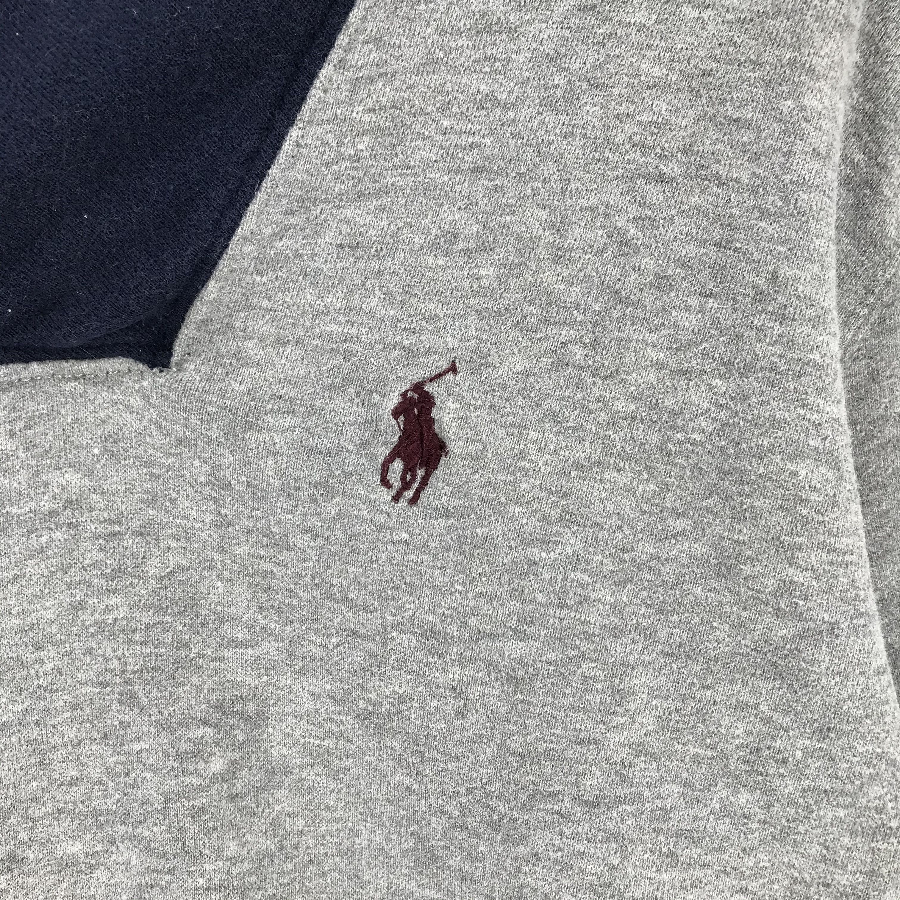 Polo Ralph Lauren Polo RL Rare Design Collar Sweatshirt #2616-103 Size US M / EU 48-50 / 2 - 3 Thumbnail