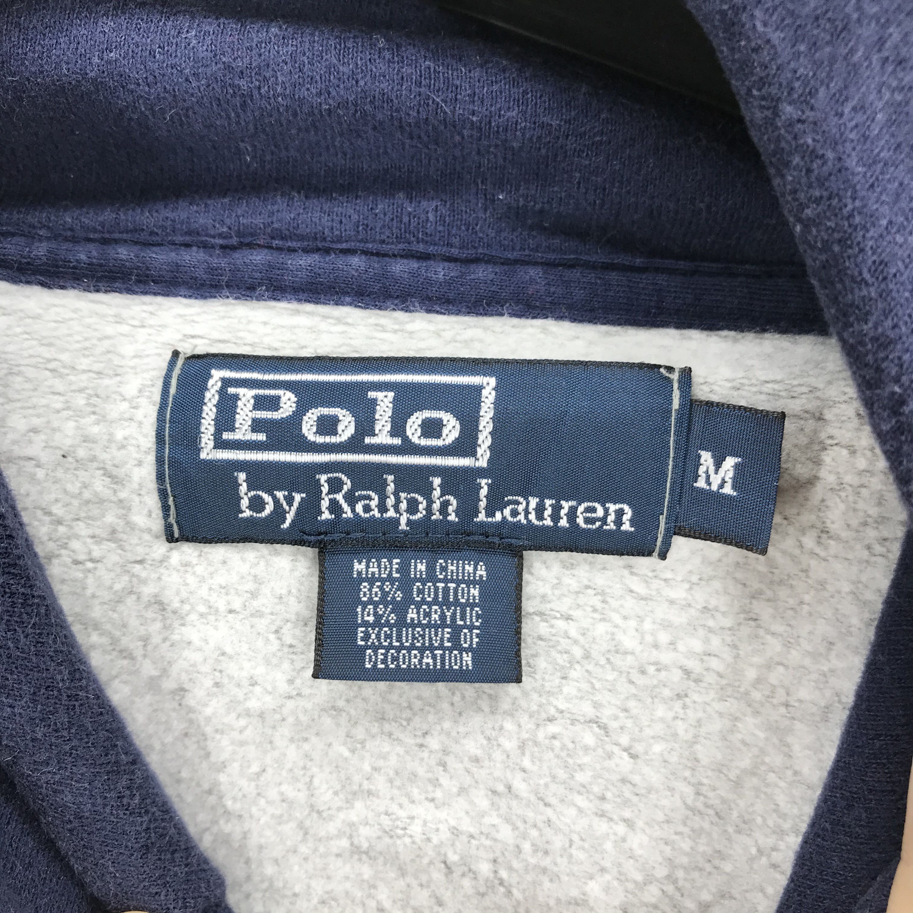 Polo Ralph Lauren Polo RL Rare Design Collar Sweatshirt #2616-103 Size US M / EU 48-50 / 2 - 6 Thumbnail