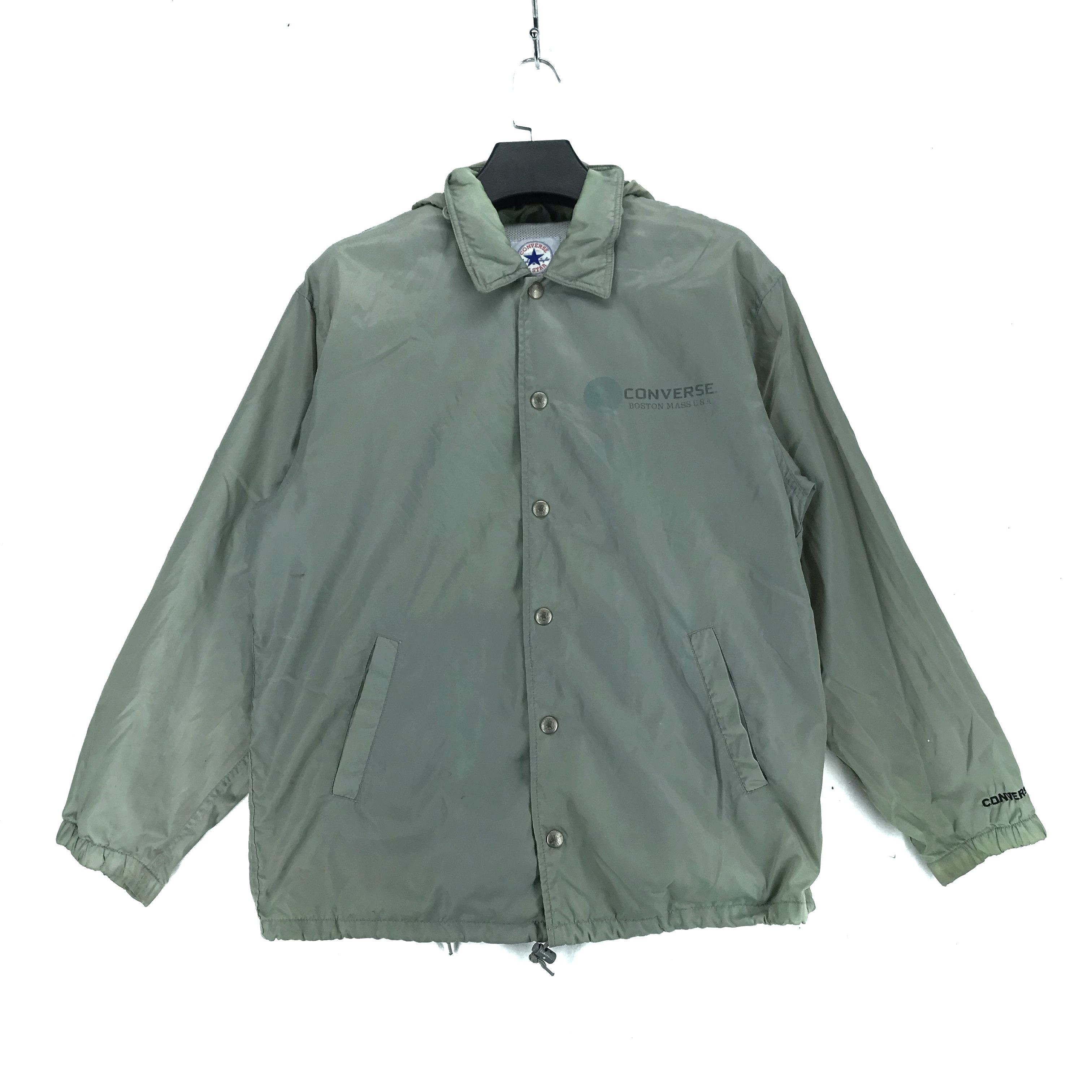 Converse Trashed Vintage 90s Converse Big Logo Jacket #2611-103 Size US L / EU 52-54 / 3 - 3 Thumbnail