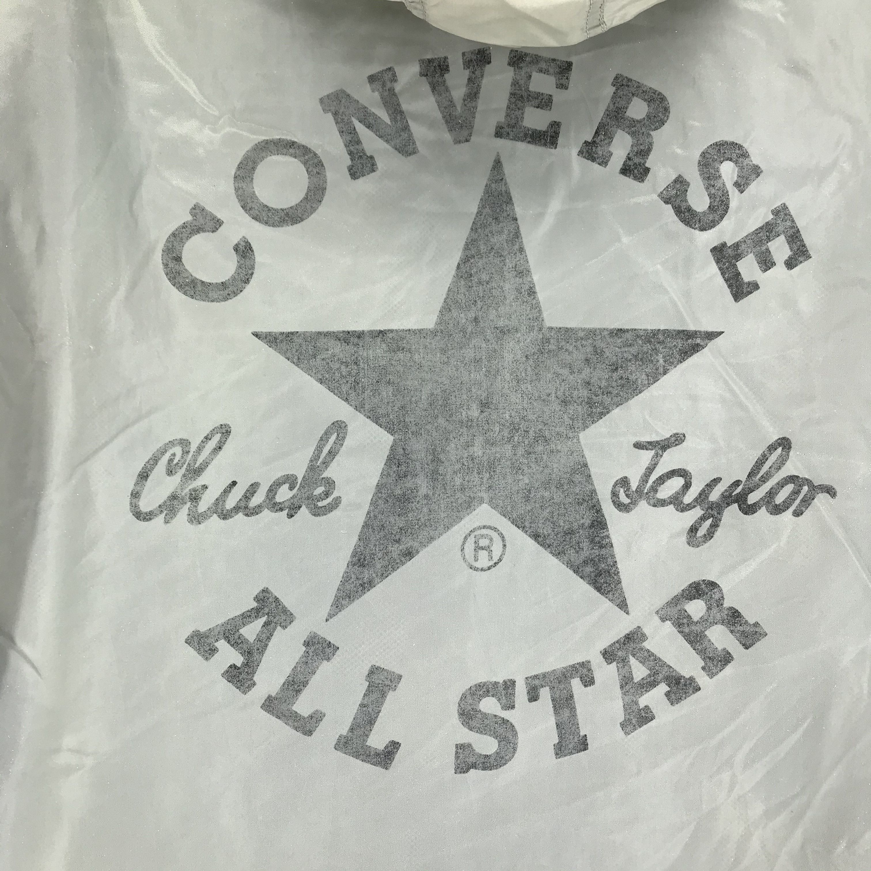 Converse Trashed Vintage 90s Converse Big Logo Jacket #2611-103 Size US L / EU 52-54 / 3 - 2 Thumbnail