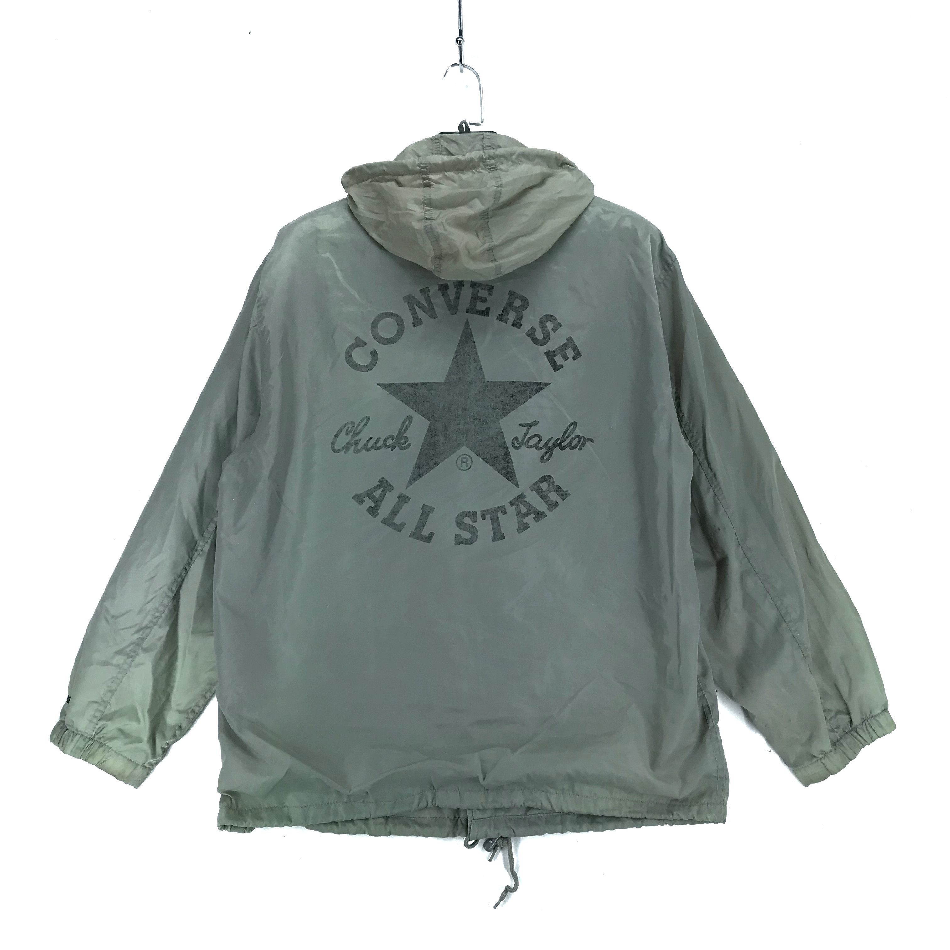 Converse Trashed Vintage 90s Converse Big Logo Jacket #2611-103 Size US L / EU 52-54 / 3 - 1 Thumbnail