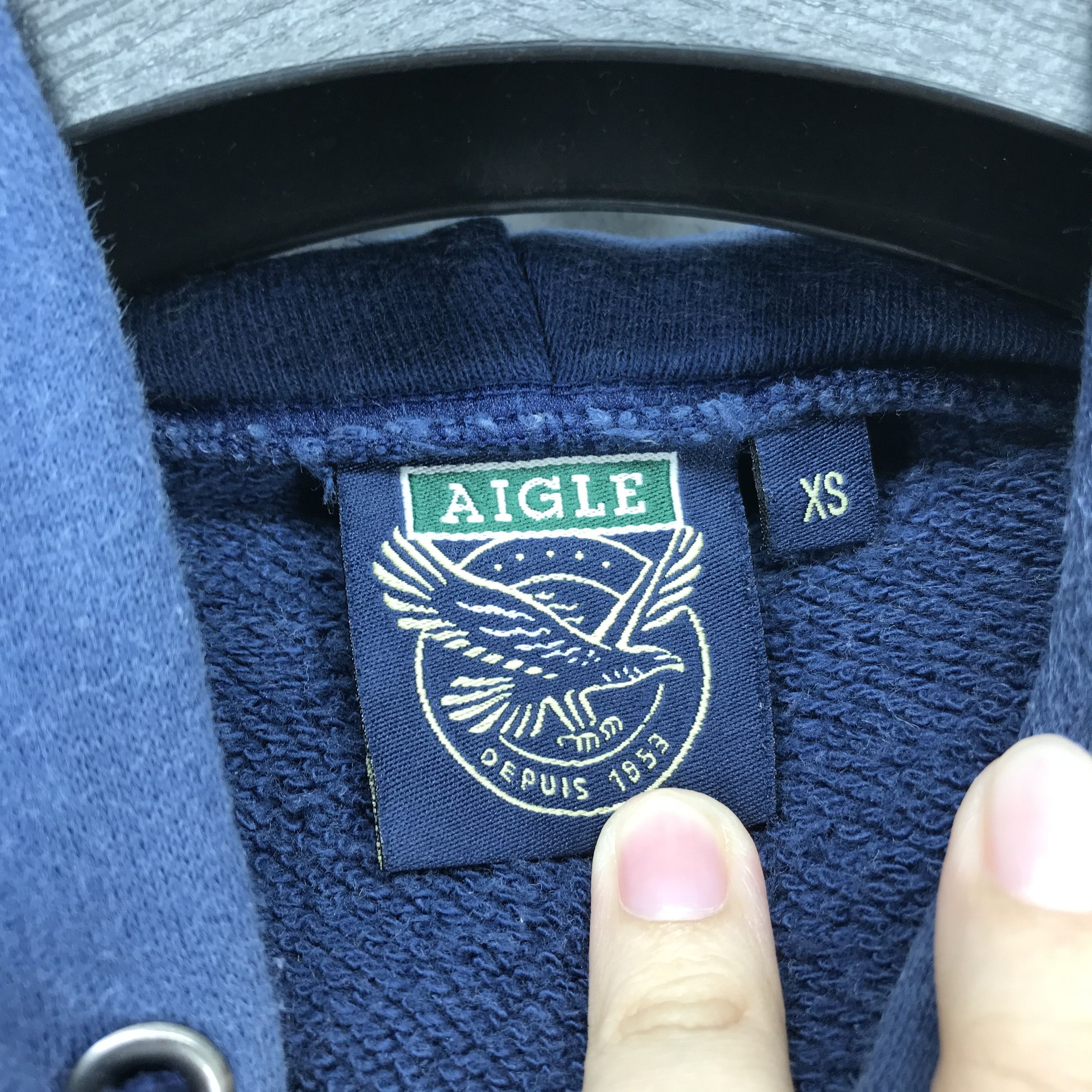 Aigle Aigle Big Logo Pullover Hoodies #2609-103 Size US XS / EU 42 / 0 - 6 Thumbnail